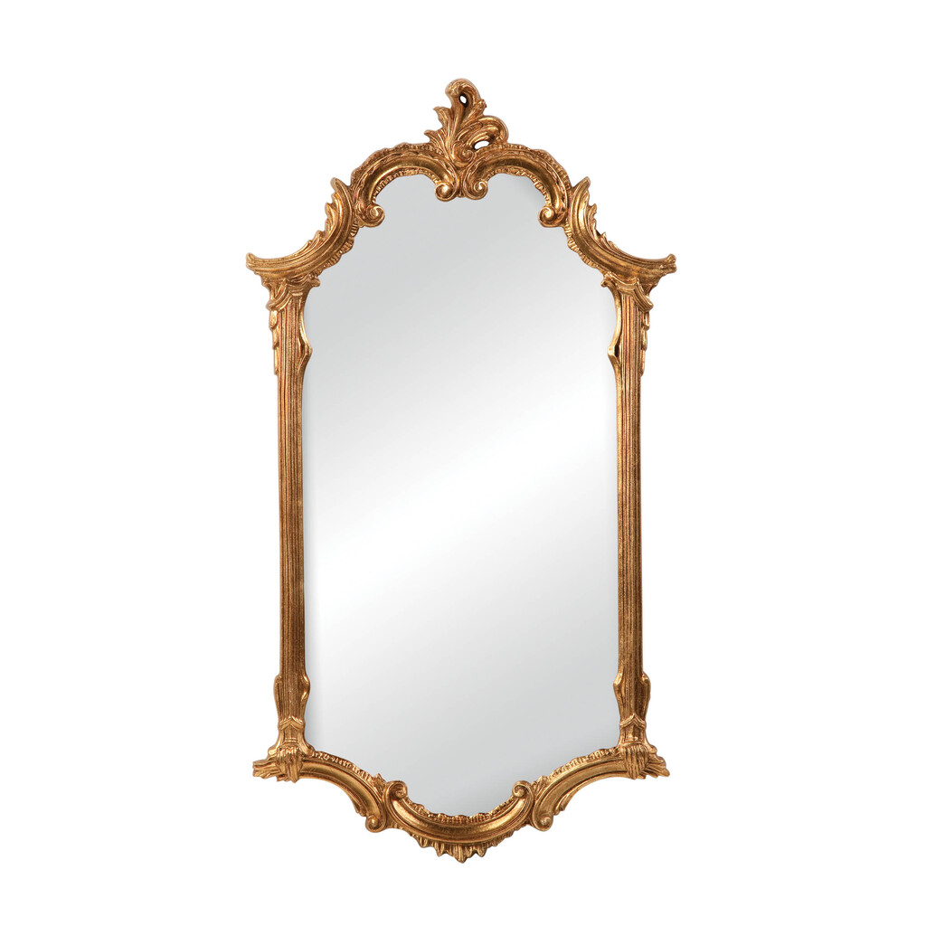 Cartouche Mirror In Gold by Maitland-Smith | 1StopBedrooms