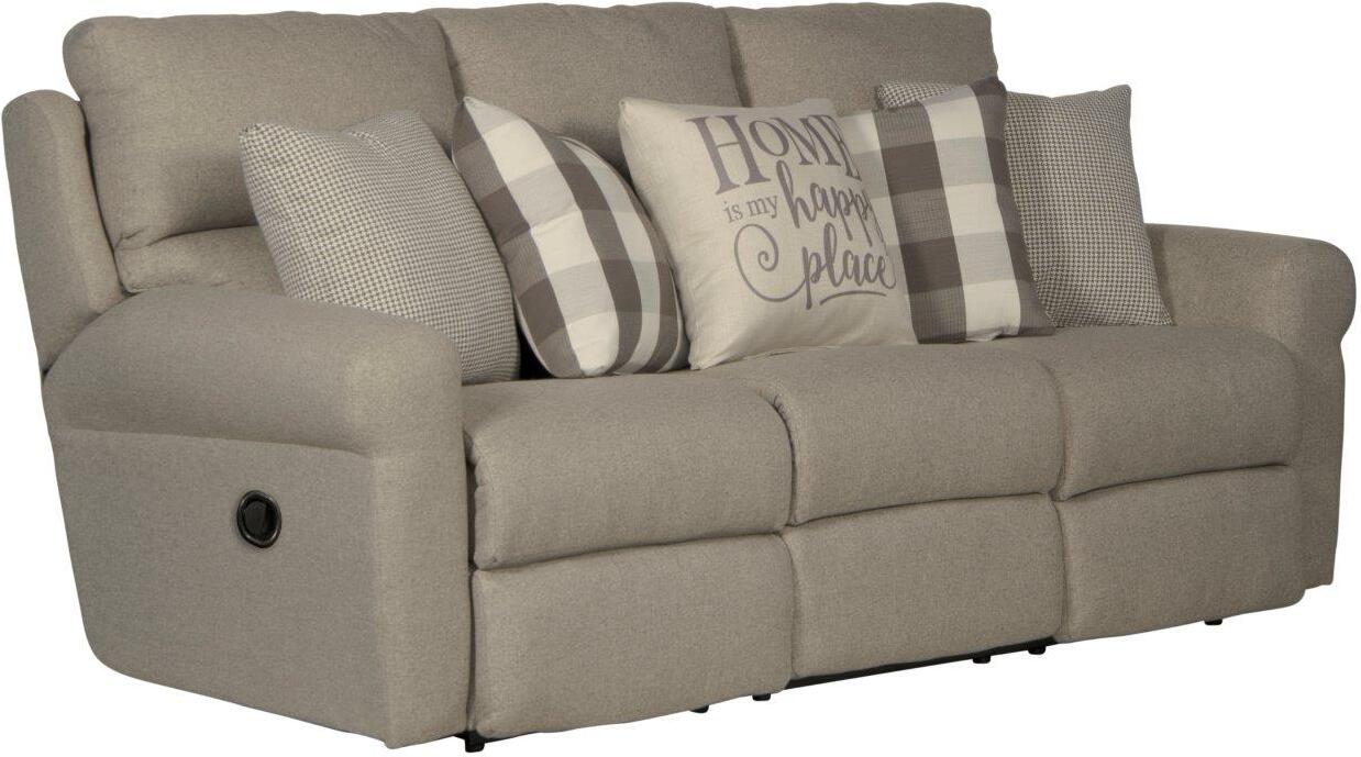 Catnapper Westport Metal Lay Flat Reclining Sofa