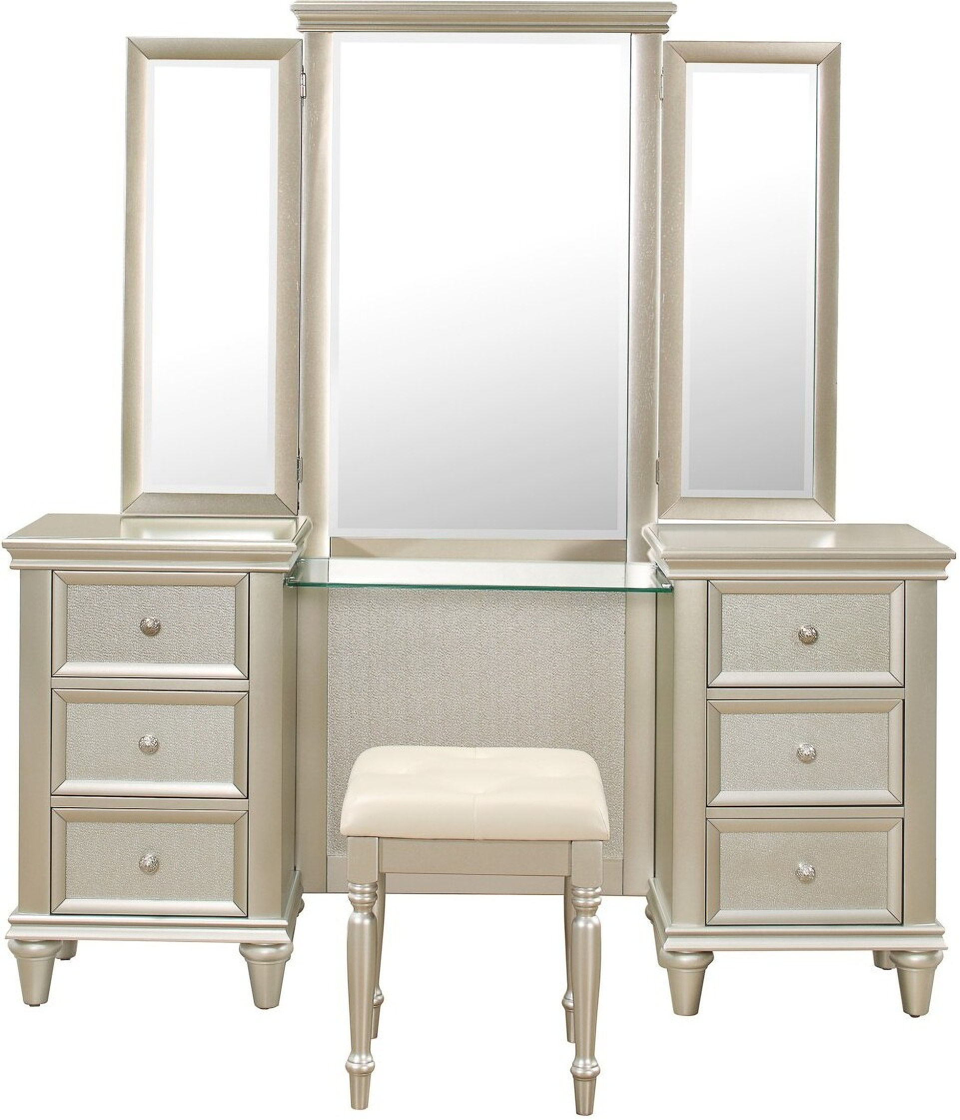 Celandine Silver Vanity Set by Homelegance | 1StopBedrooms