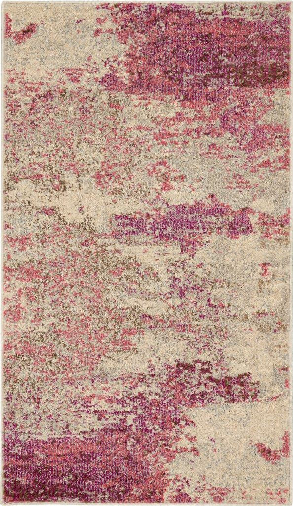 Celestial Ivory and Pink 2'2