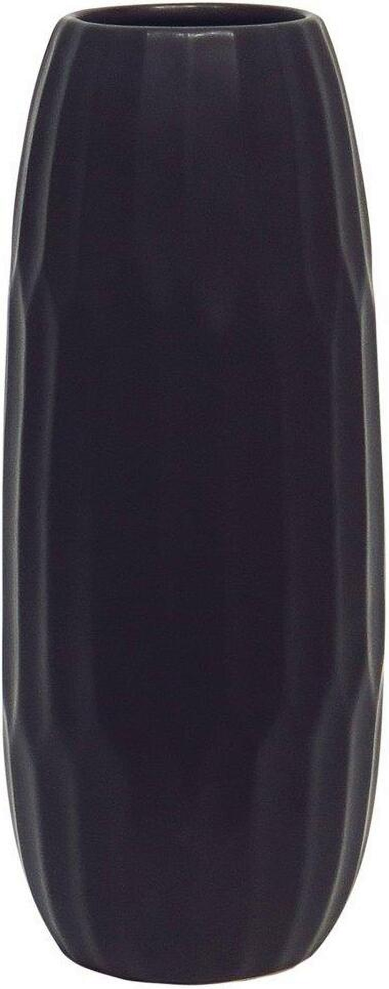 Ceramic 14 Inch Vase In Black by Sagebrook | 1StopBedrooms