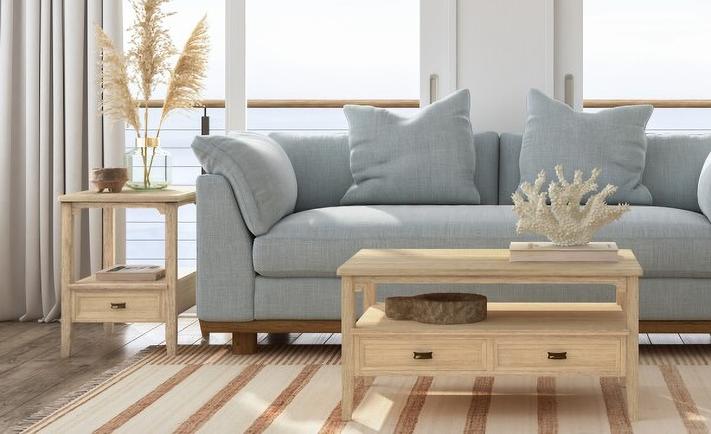 Chatham Occasional Table Set In Bisque by Null Furniture 1StopBedrooms