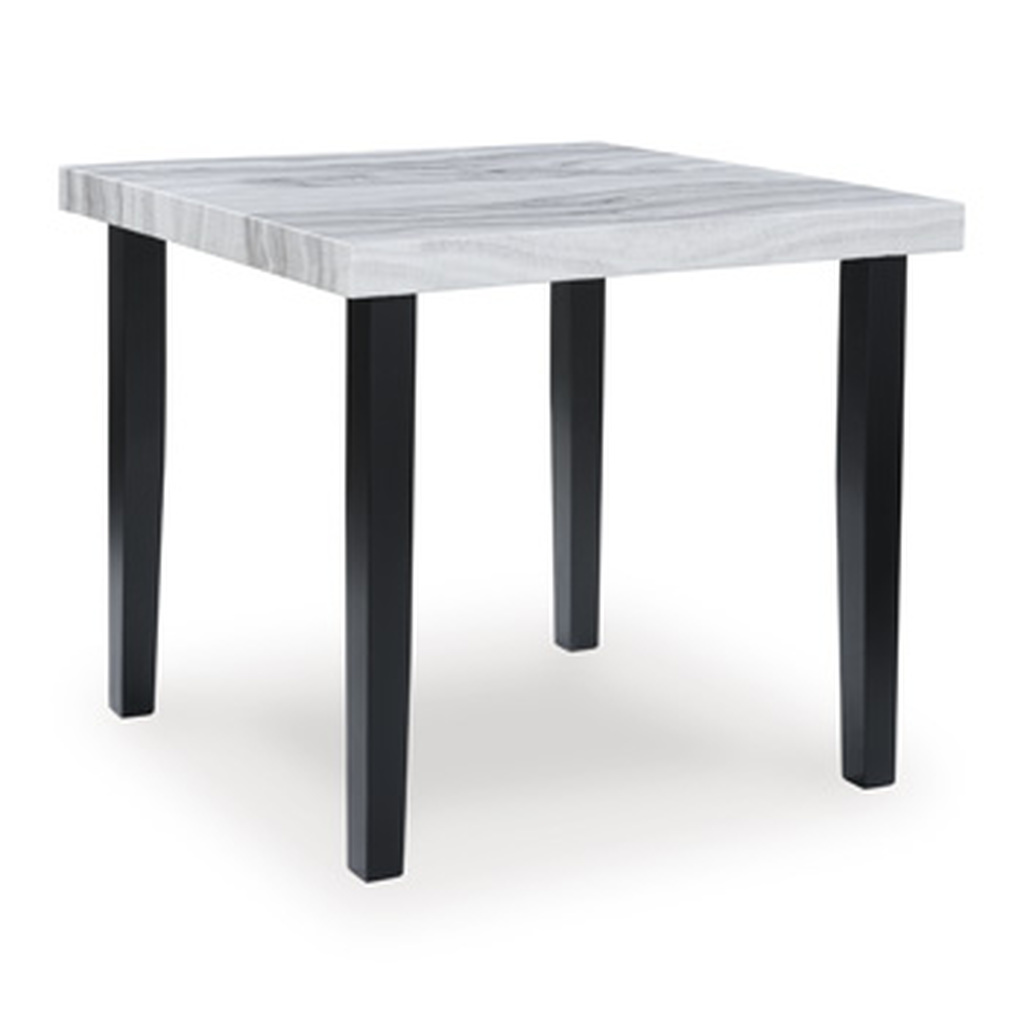 Chyndon Square Counter Height Dining Table In Black and Gray by