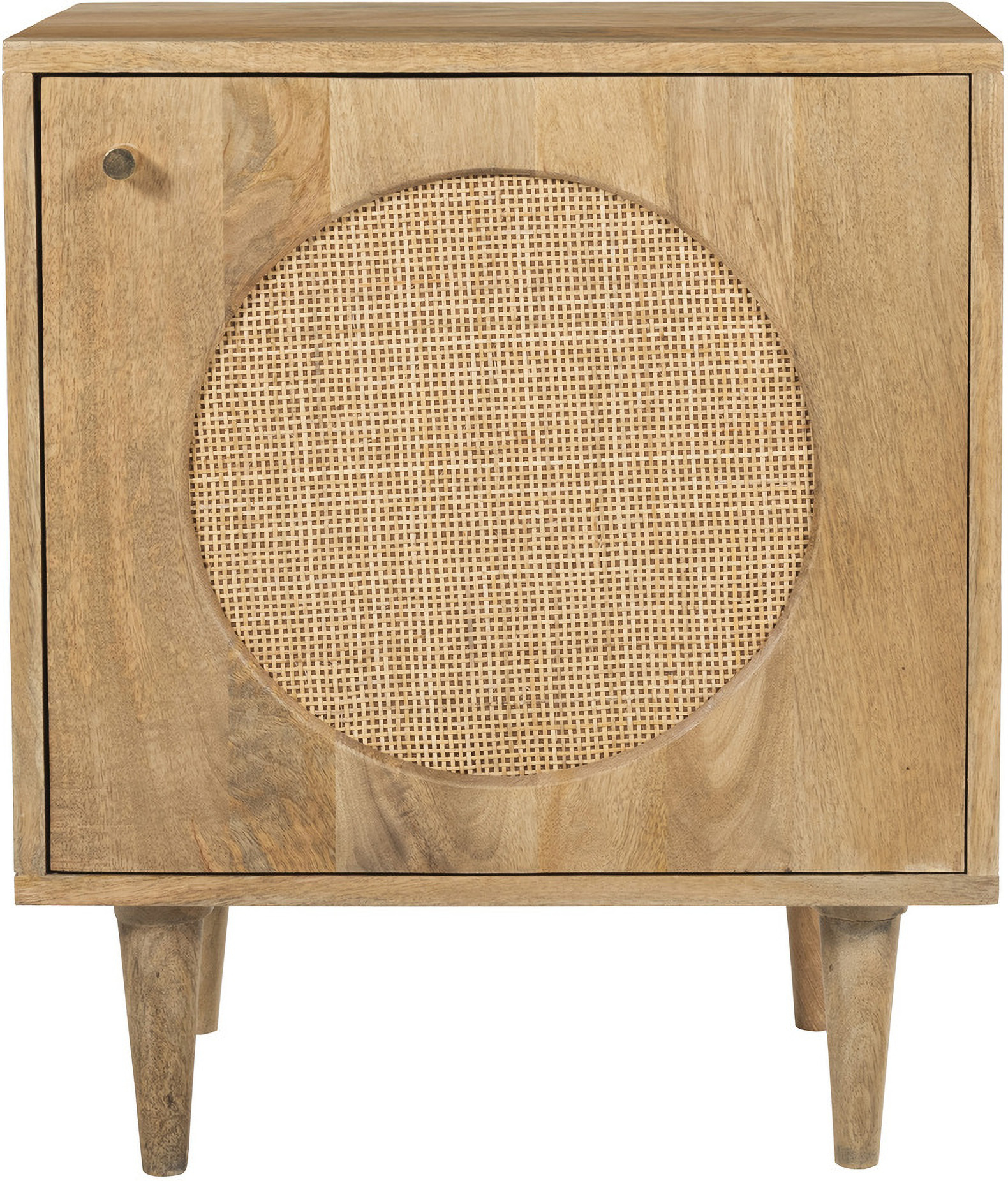 Circle One Door Nightstand In Natural by Aeon 1StopBedrooms