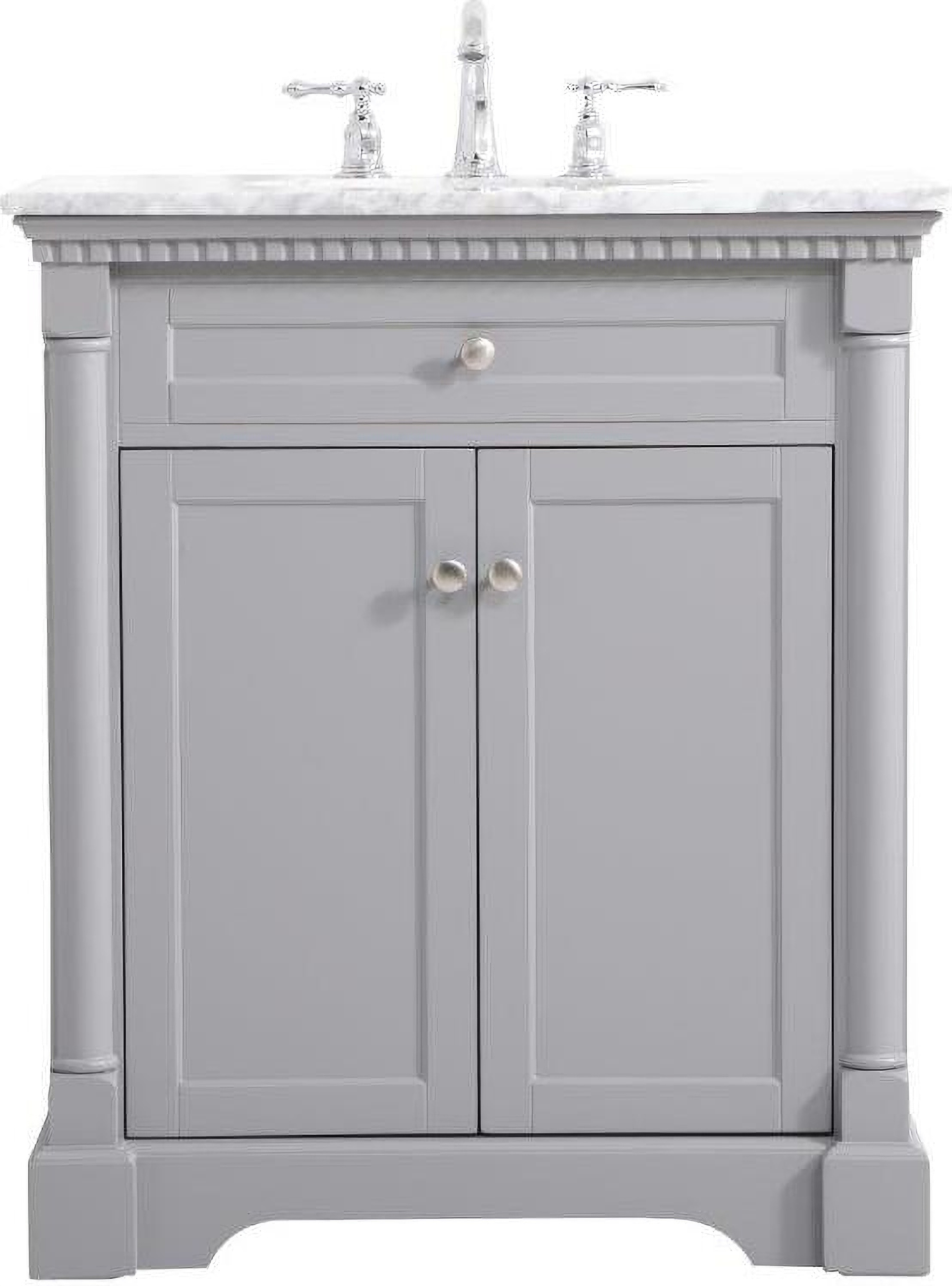 Bathroom Vanity 30 Inch Grey