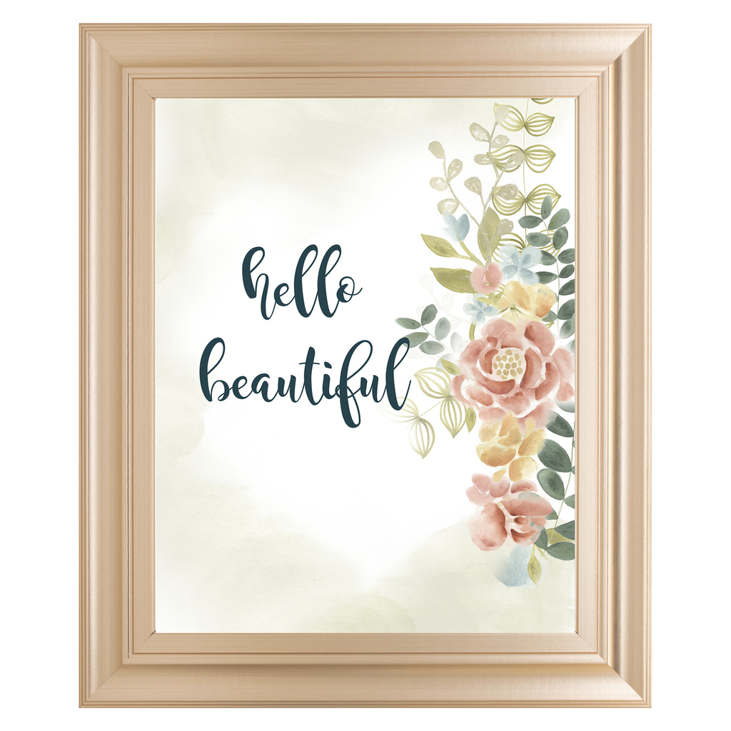 Classy Art Hello Beautiful Wall Art In Multi by Classy Living ...