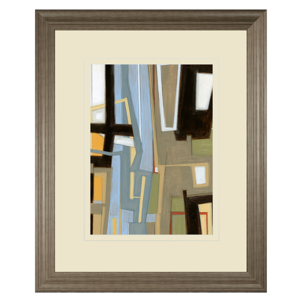 Classy Blocks Classy Art Urban Blocks Wall Art - Double Mat In Multi by Classy Living ...