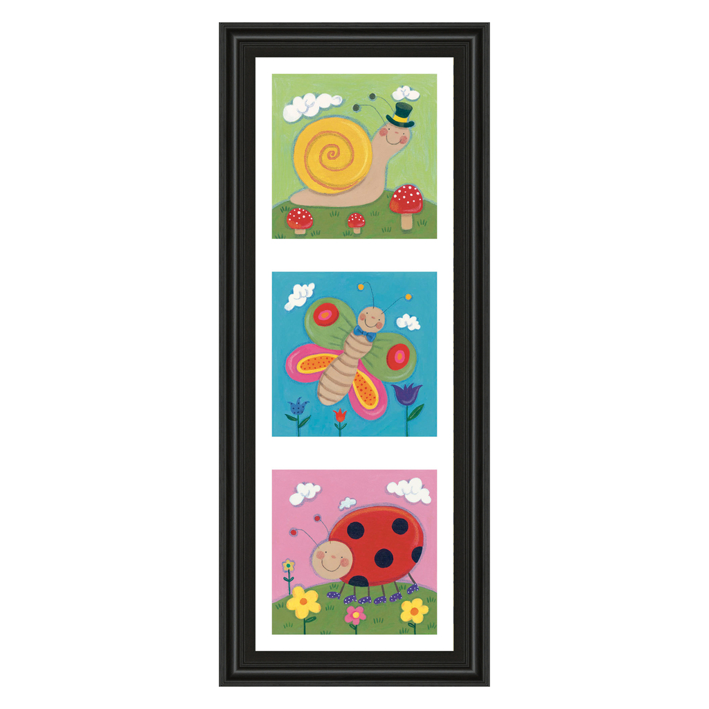 Classy Art Whimsical Insects Trio Wall Art In Multi by Classy Living ...