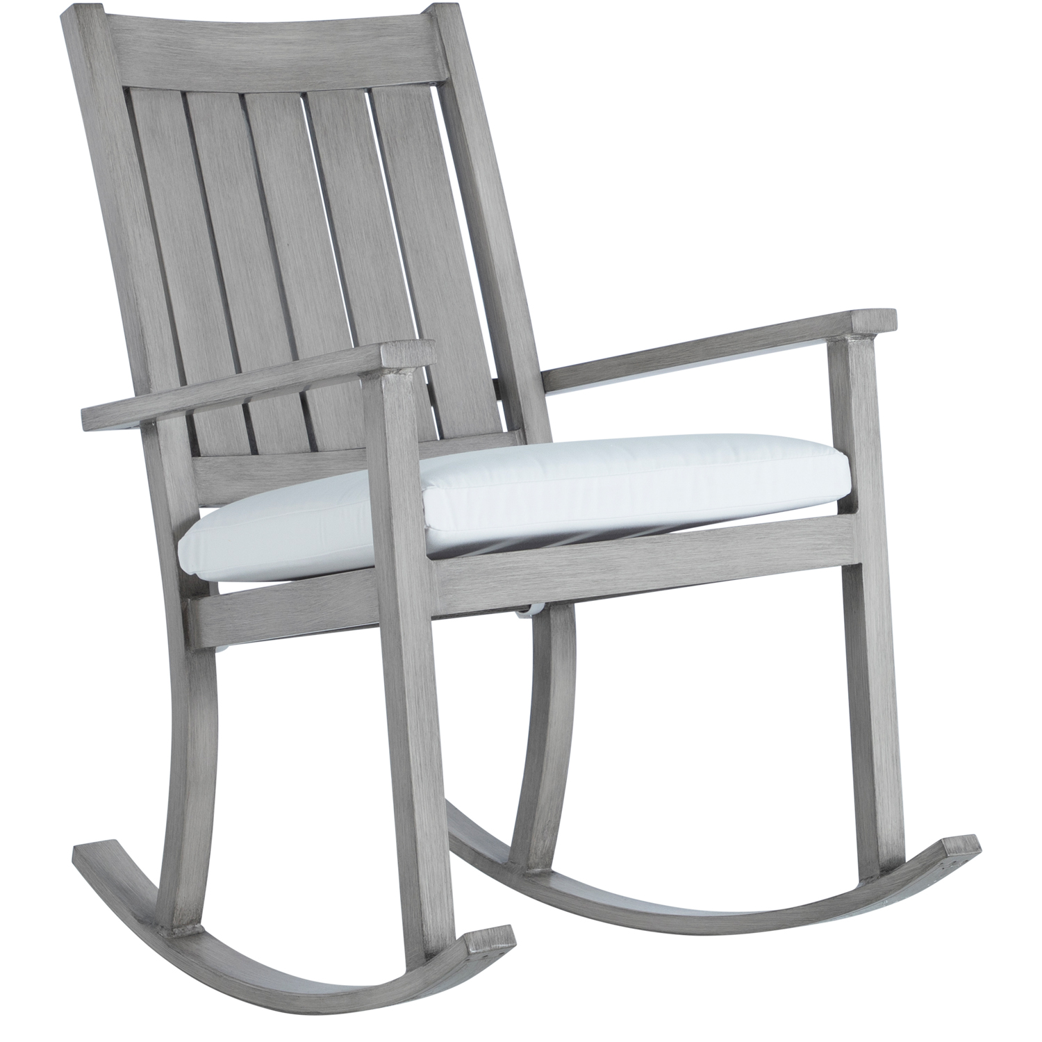 Seluar Rocker Club Aluminum Slatted Rocker In Bali Pearl by Summer Classics ...