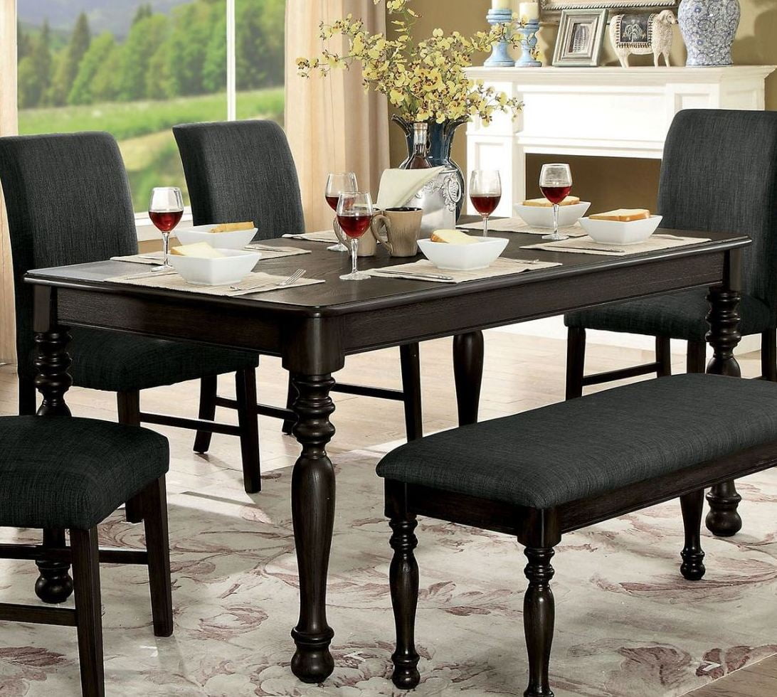 Siobhan Ii Dark Gray Dining Table 1stopbedrooms