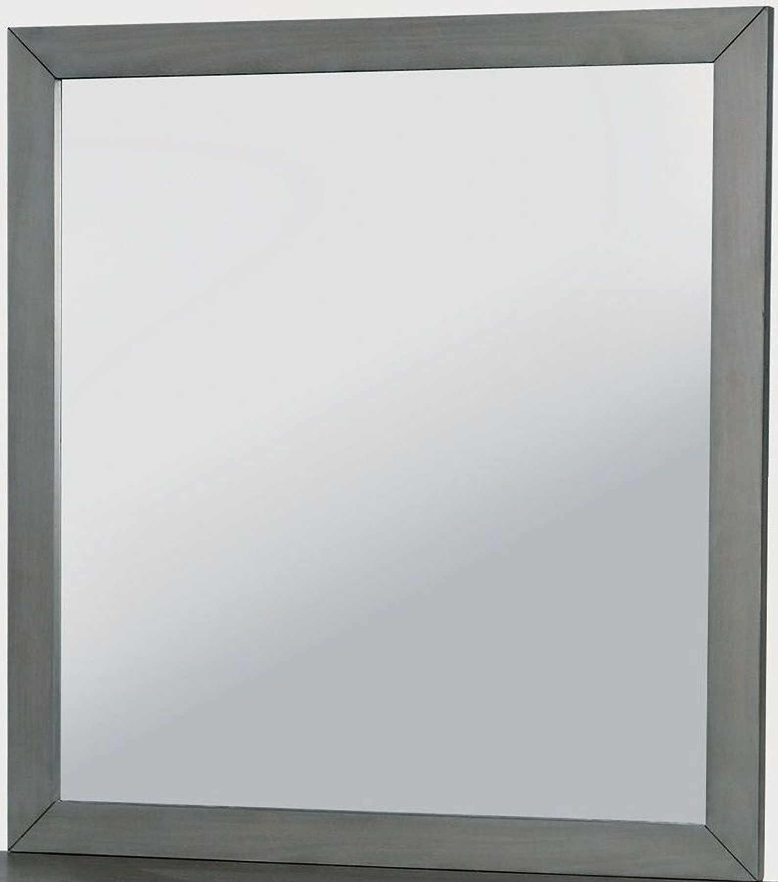 Lennart Gray Rectangular Mirror by Furniture of America | 1StopBedrooms