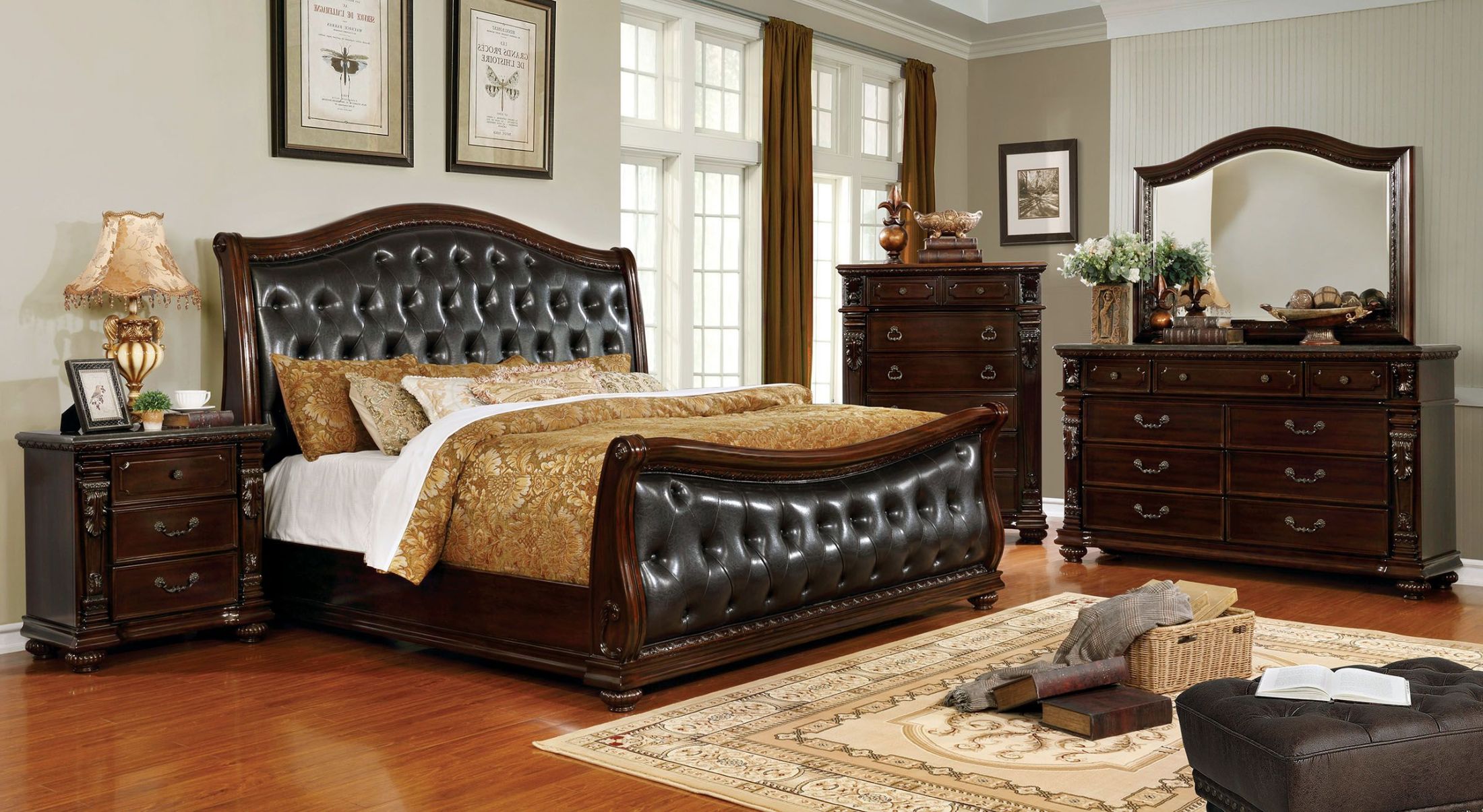Fort Worth Sleigh Bedroom Set 1stopbedrooms Fort Worth Sleigh Bedroom Setmedia Image