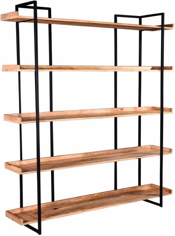 5-Tier Industrial Bookshelf