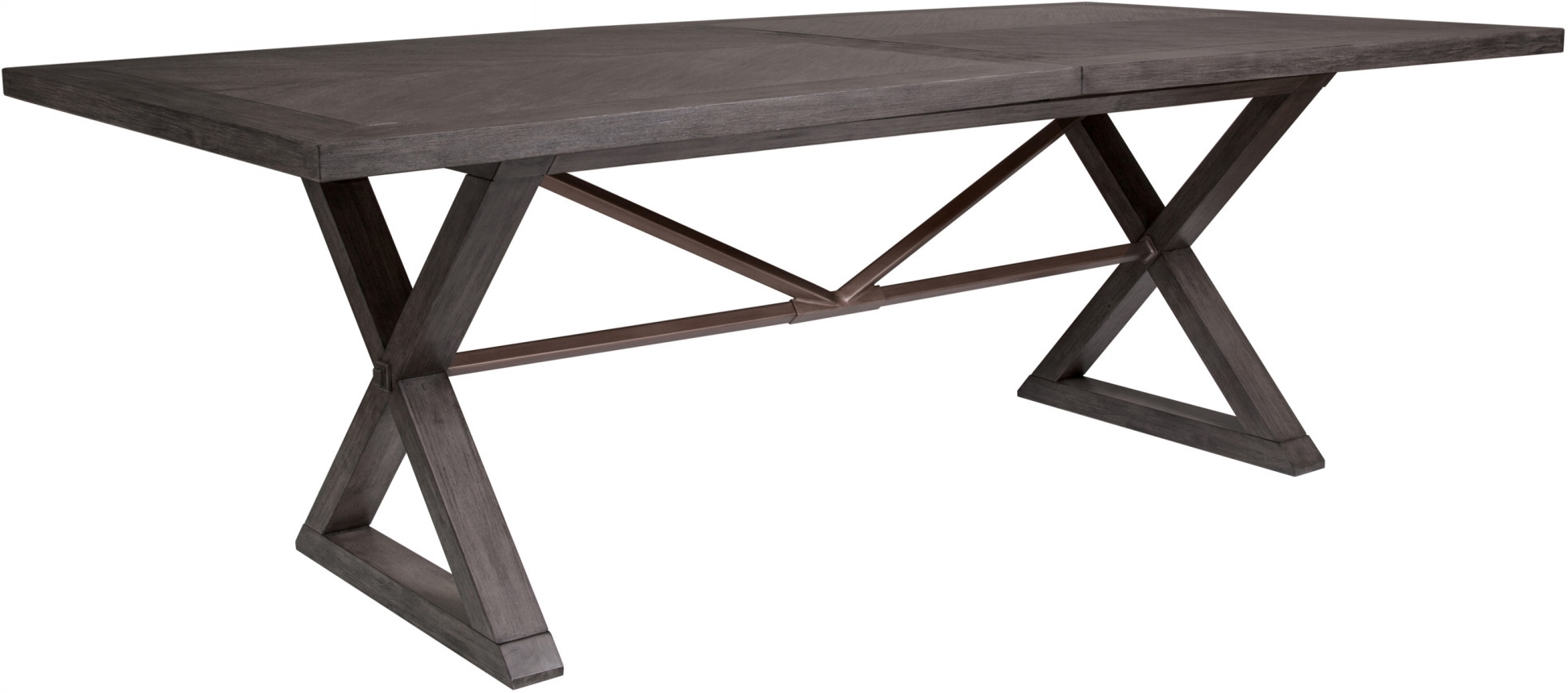 Cohesion Program Ringo Rectangular Dining Table In Antico