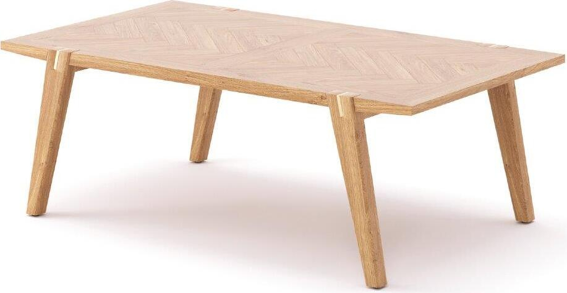 light brown coffee table with storage