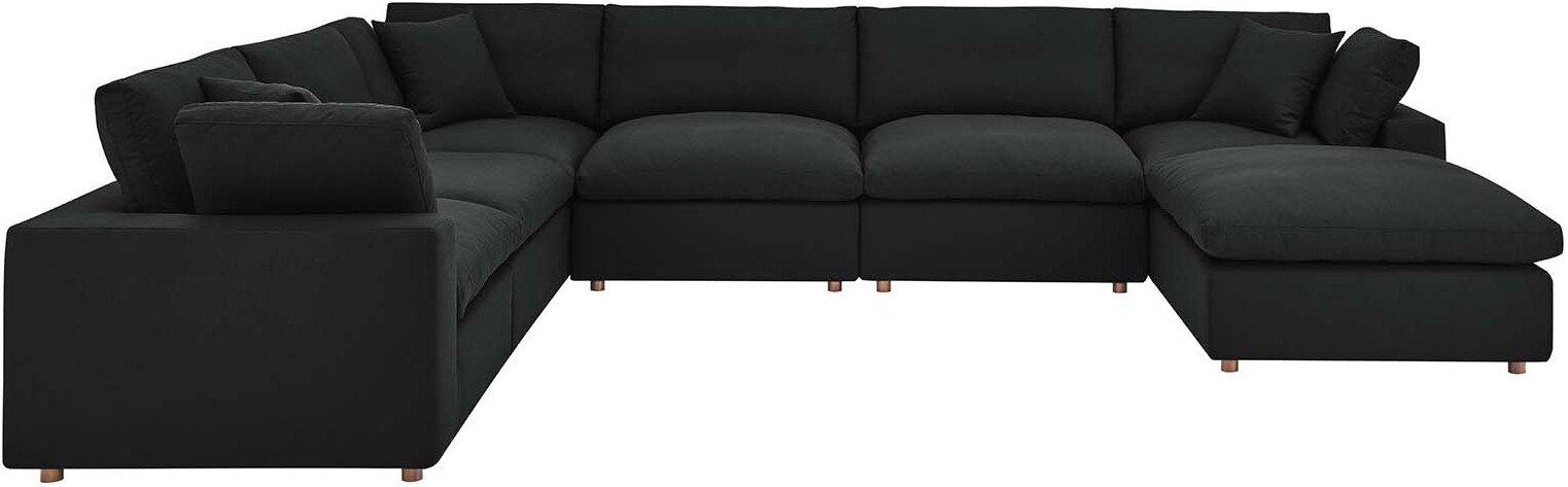 Overstuffed modular online sectional