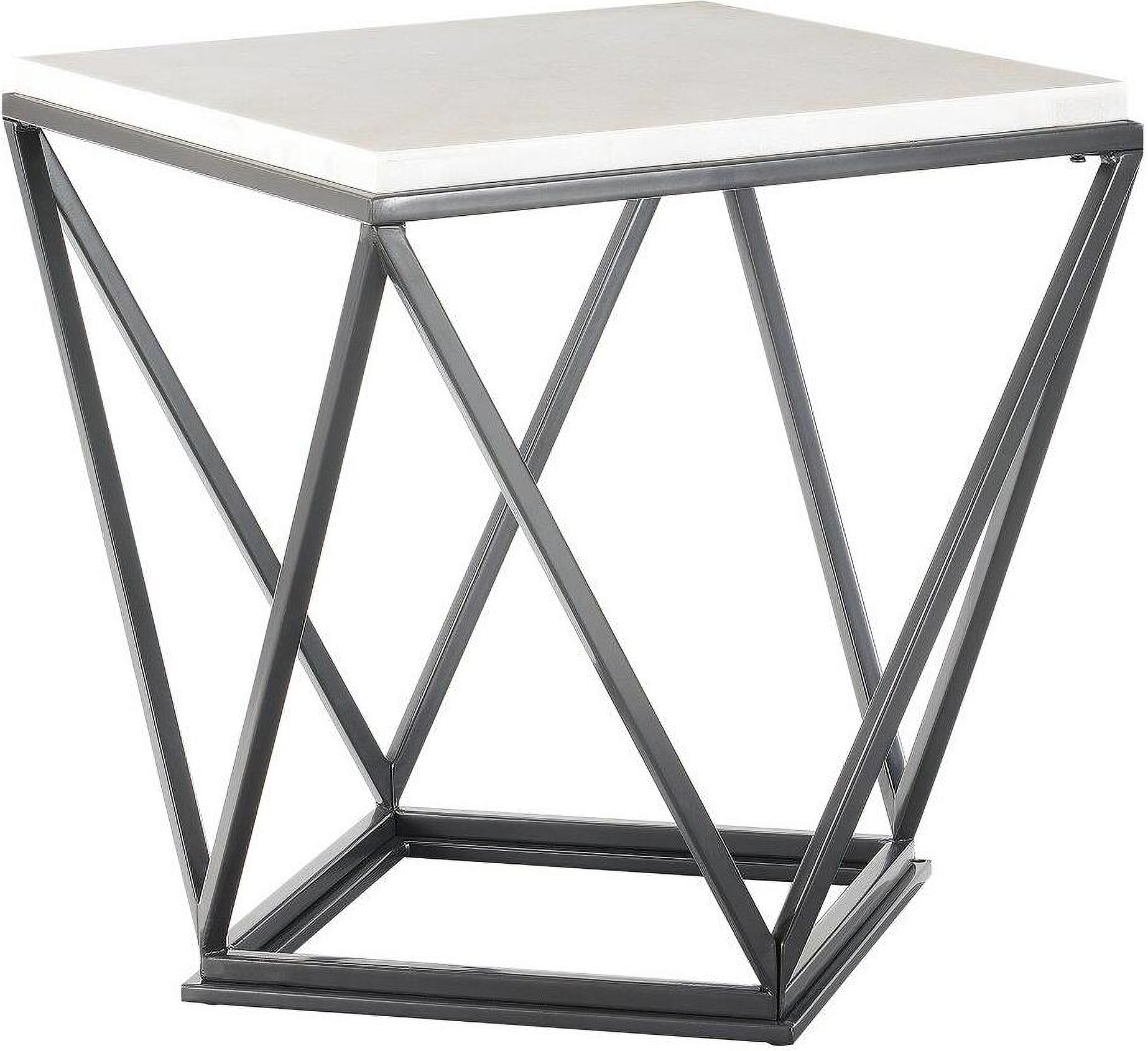 Conner Black Square End Table 1StopBedrooms