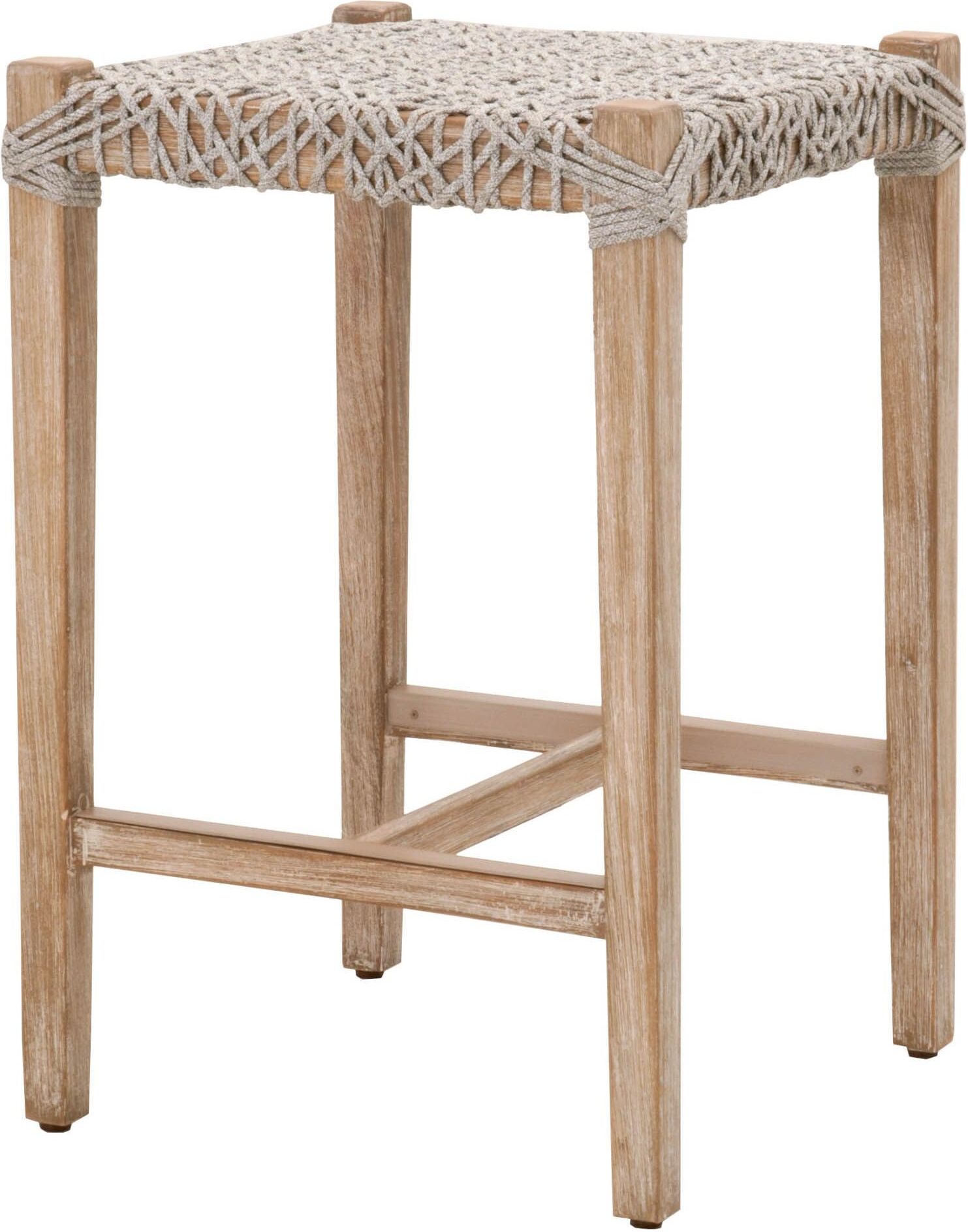 loom counter stool taupe