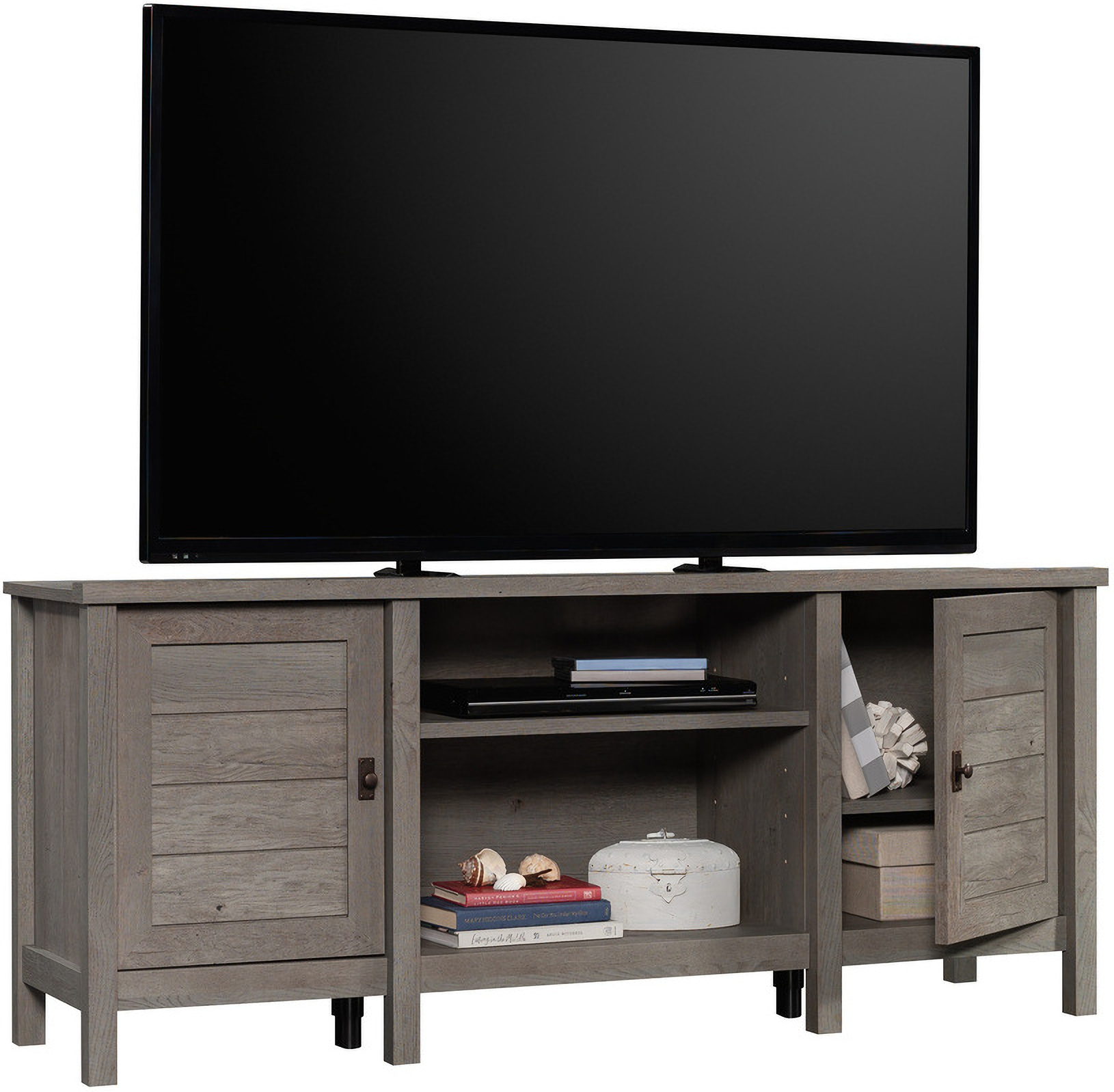 Cottage Road Credenza In Mystic Oak by Sauder 1StopBedrooms