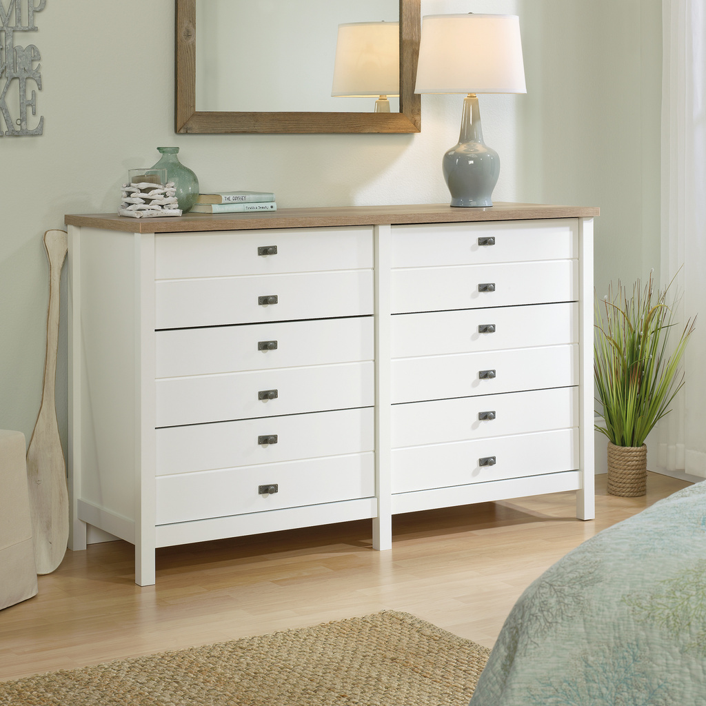 White cottage style dresser discount