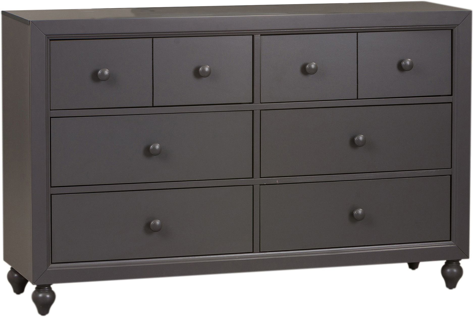 Cottage View Dark Gray 6 Drawer Dresser by Liberty 1StopBedrooms