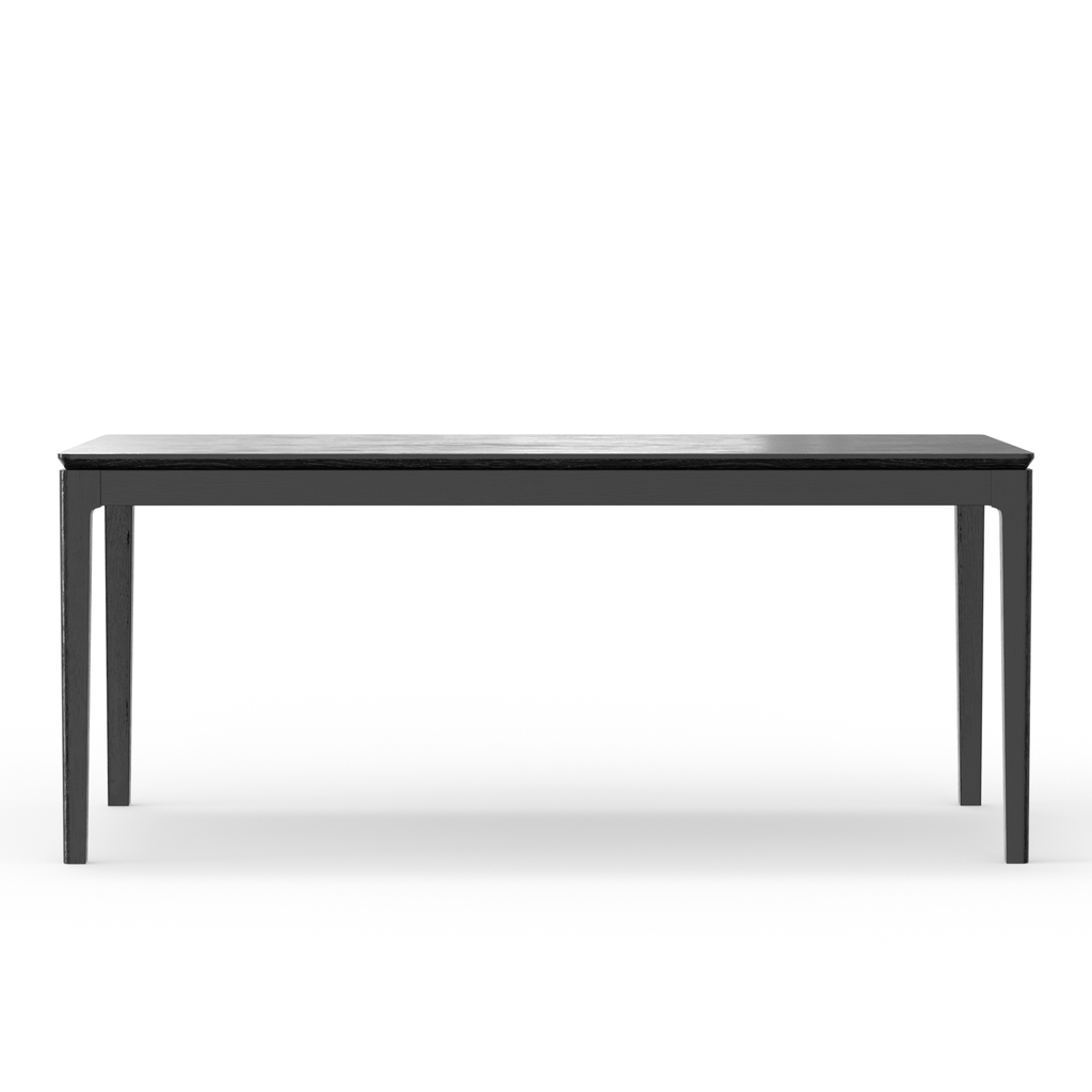 Cove Rectangular Dining Table In Vintage Black by Alpine | 1StopBedrooms