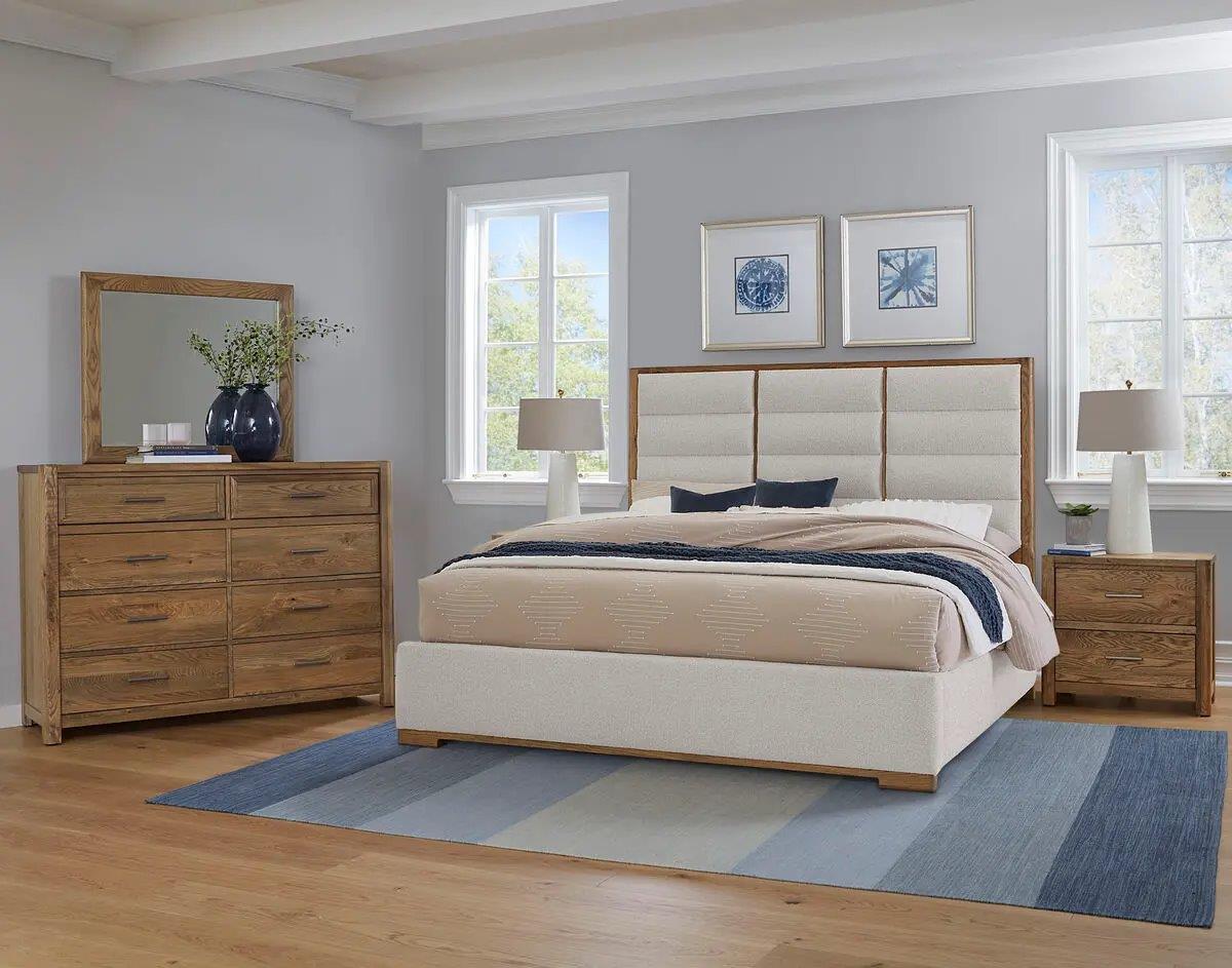 Crafted Oak Bedroom Set In Natural by Vaughan Bassett | 1StopBedrooms