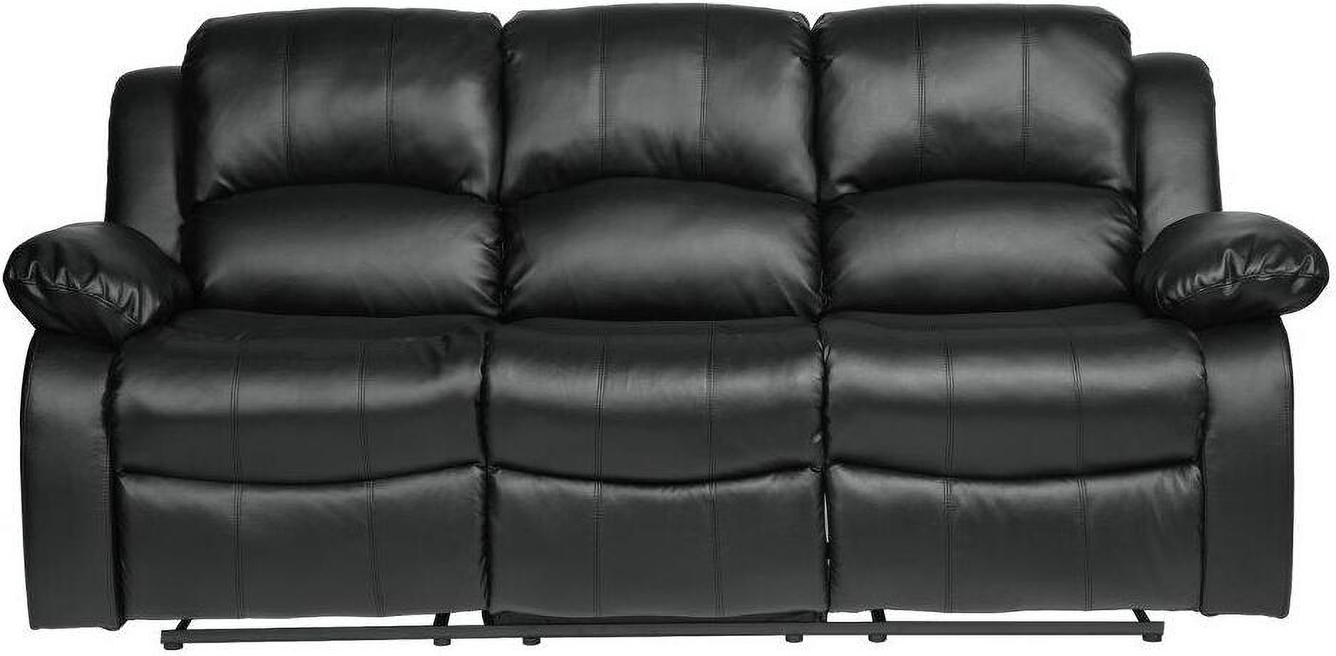 Cranley Black Double Reclining Sofa by Homelegance | 1StopBedrooms