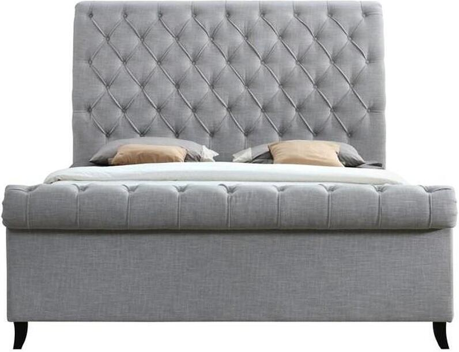 Crown Mark Kate Grey King Bed 1StopBedrooms