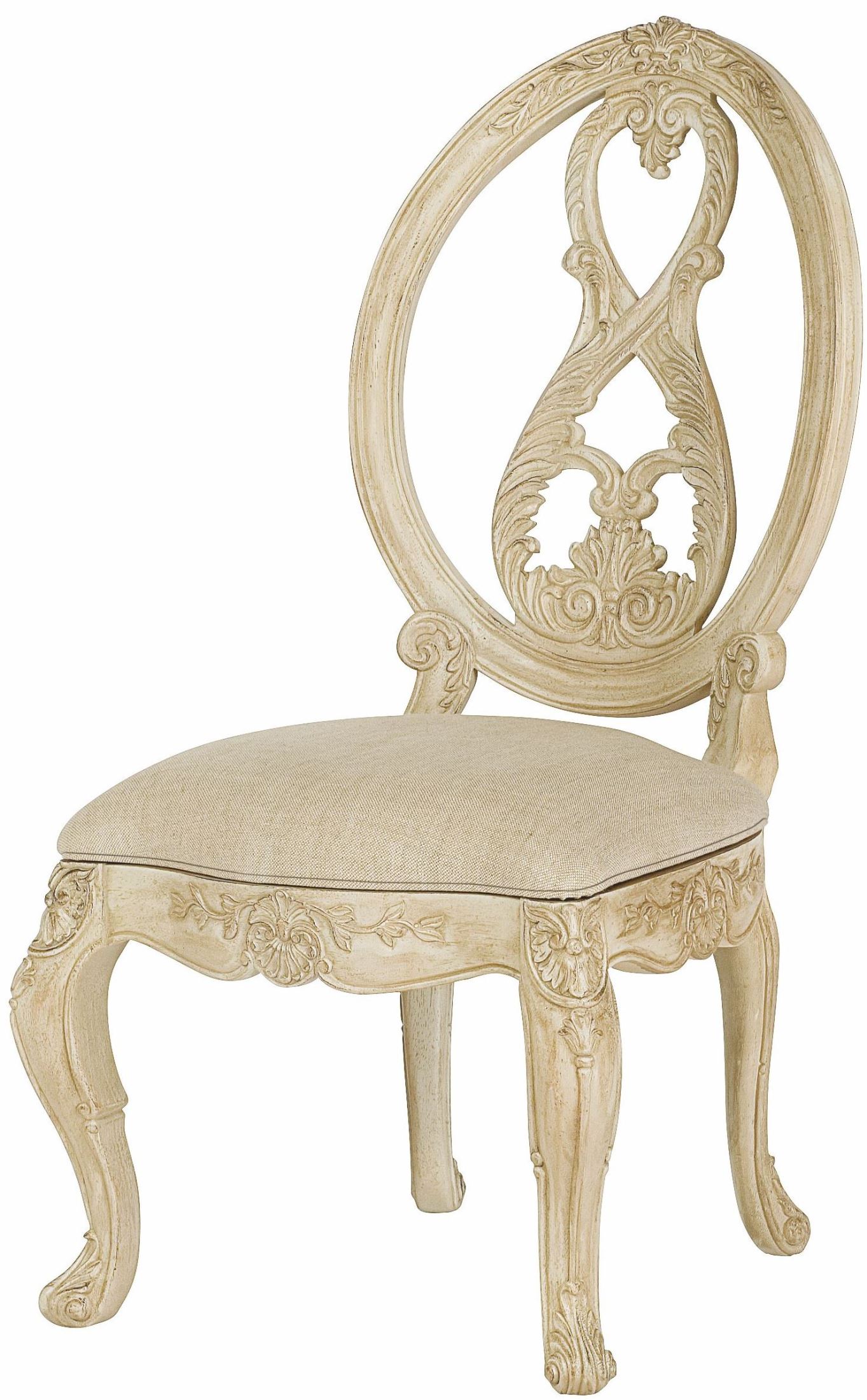 Jessica Mcclintock Boutique White Veil Side Chair Set Of 2