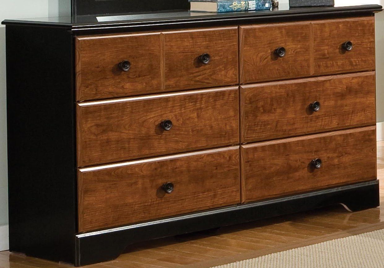 Steelwood Madison Cherry 6 Drawer Dresser 1stopbedrooms