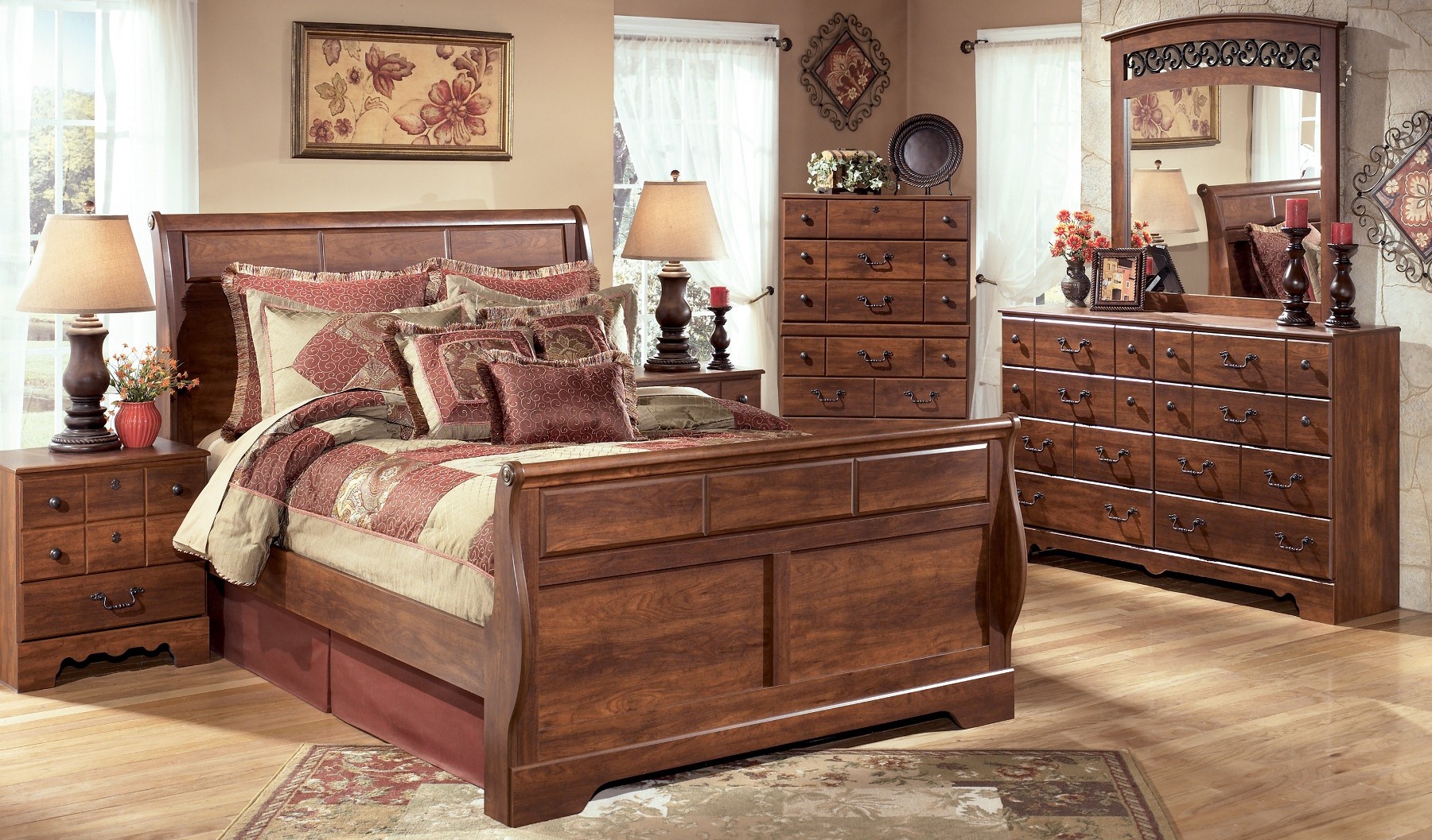 Timberline Sleigh Bedroom Set