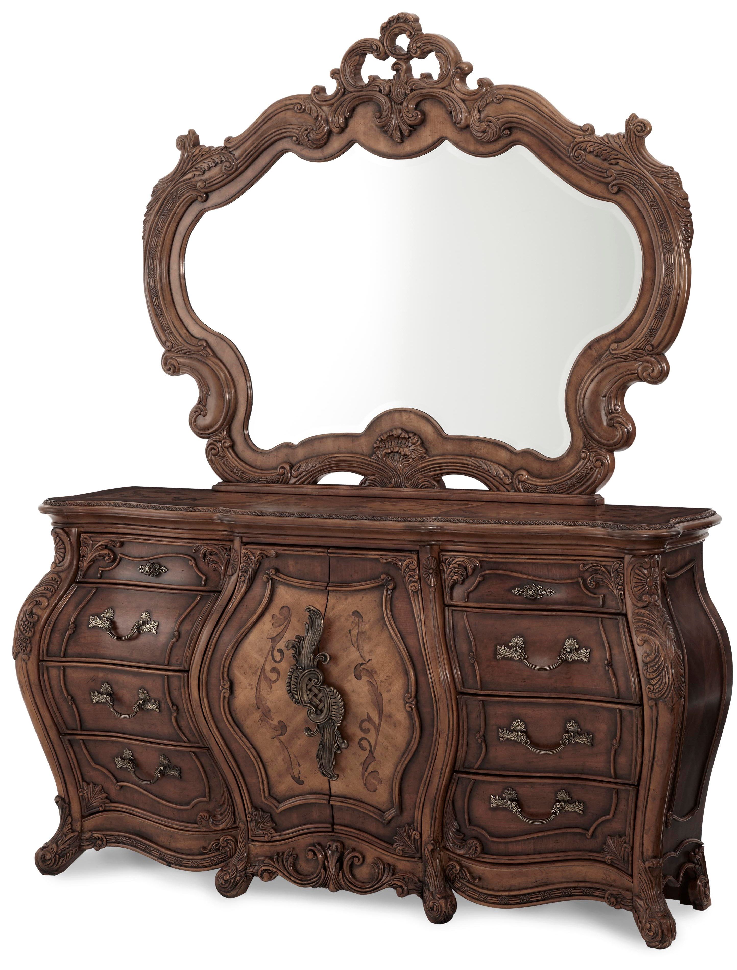 Palais Royale Triple Dresser With Mirror 1stopbedrooms