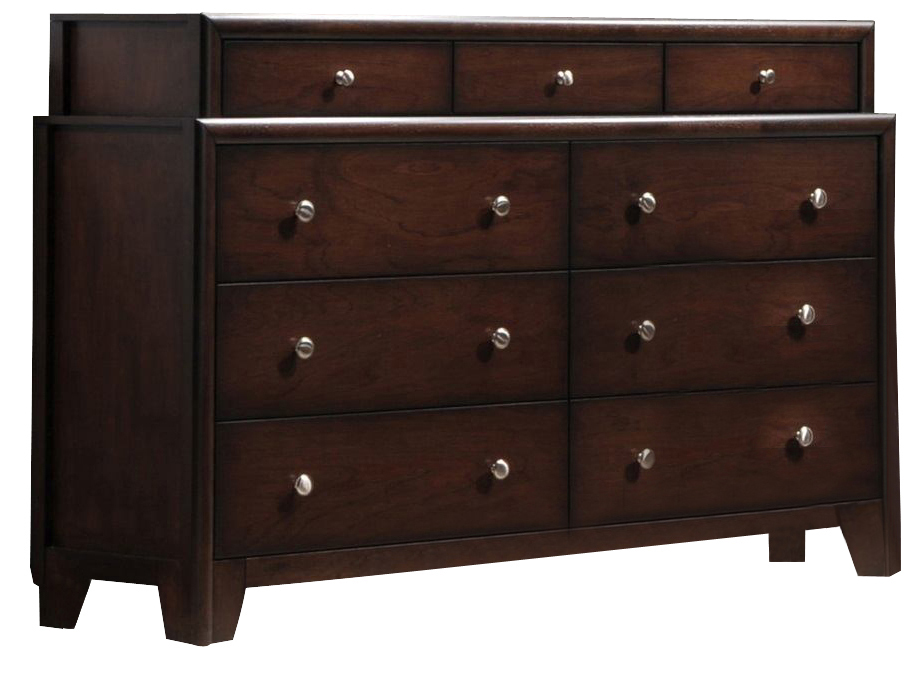 Crown Mark Furniture Rivoli Dresser In Dark Chocolate B6875 1