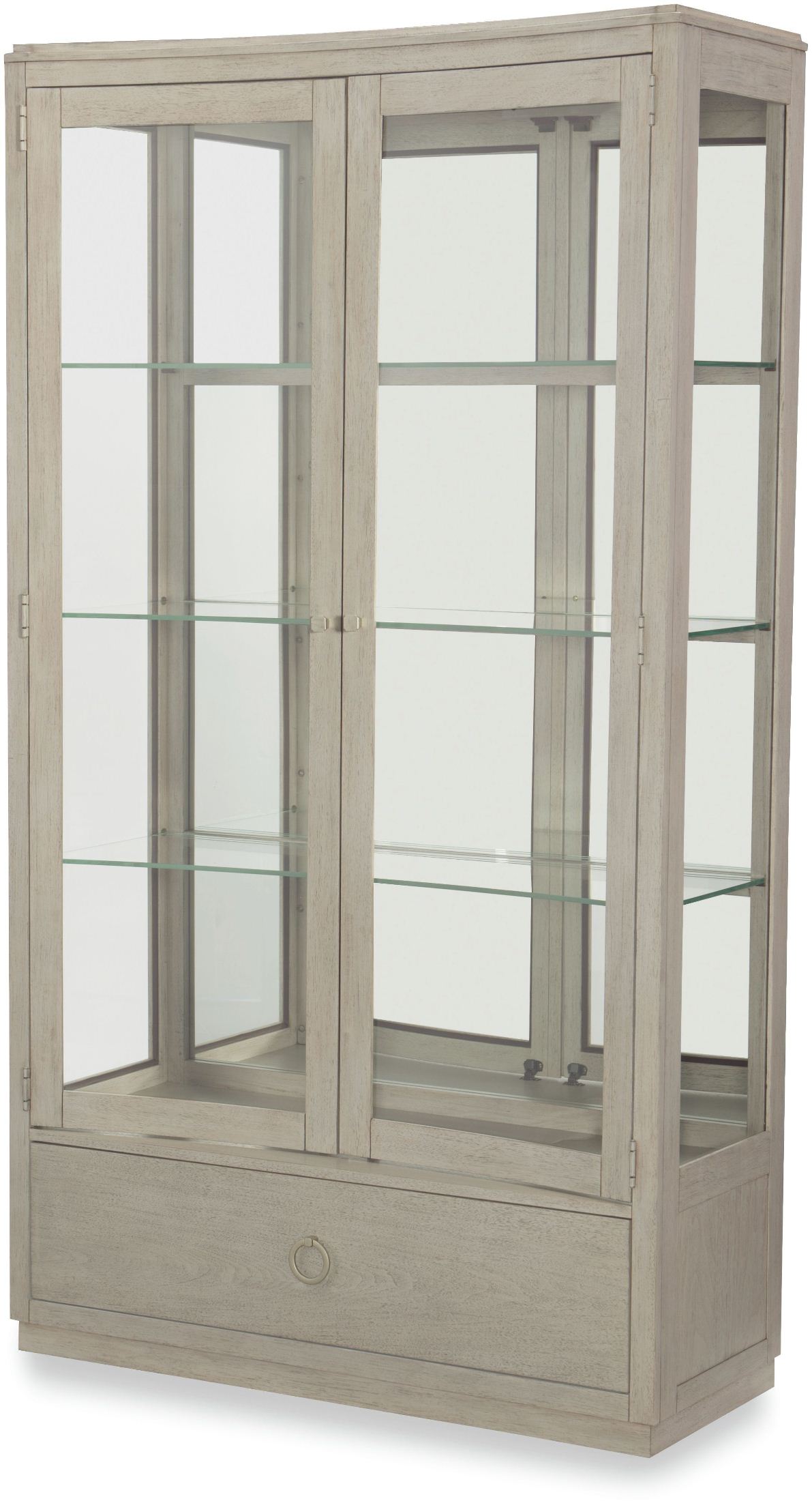 Cinema Shadow Grey Display Cabinet By Rachael Ray 1stopbedrooms