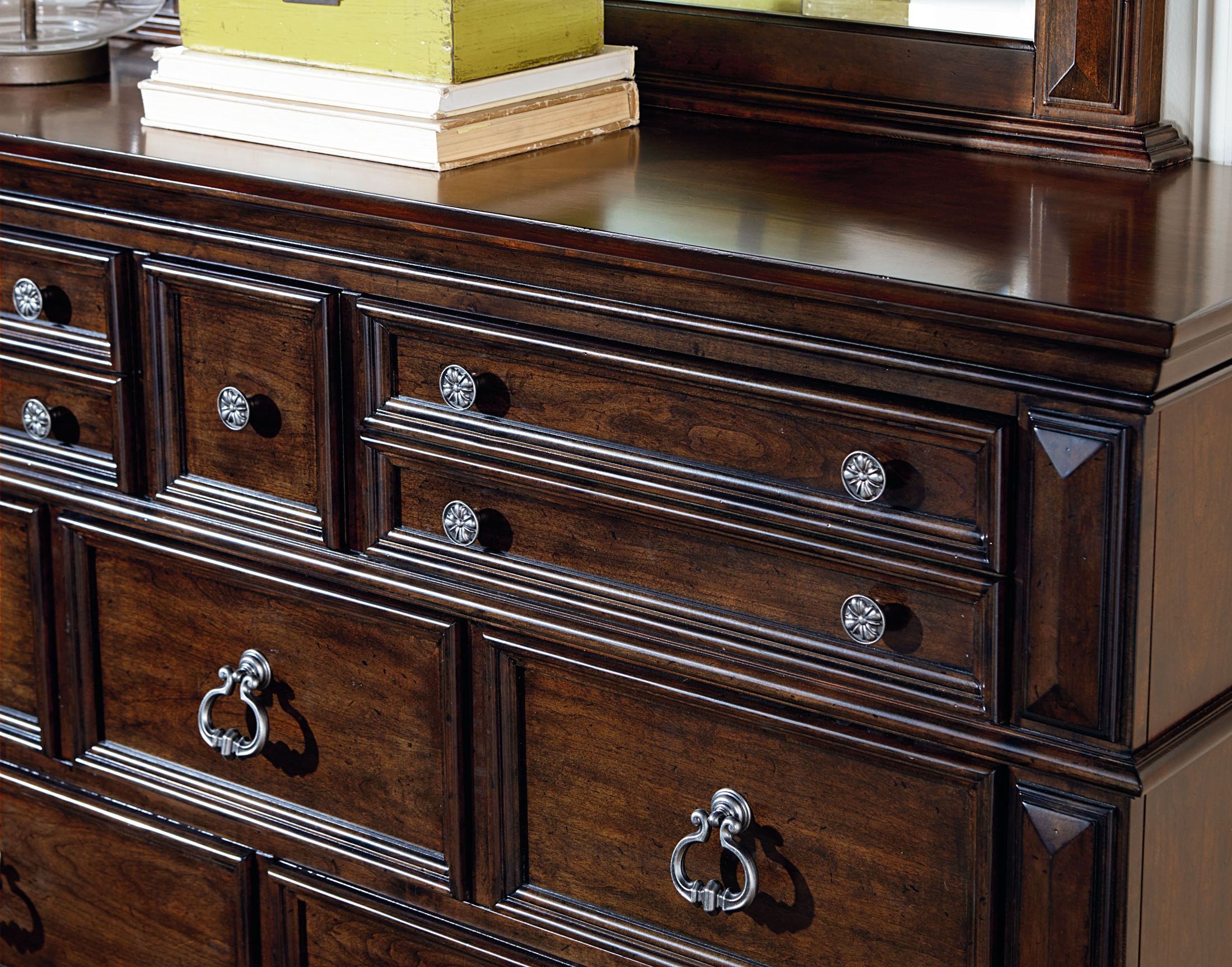 Charleston Burnished Tobacco Panel Bedroom Set ...