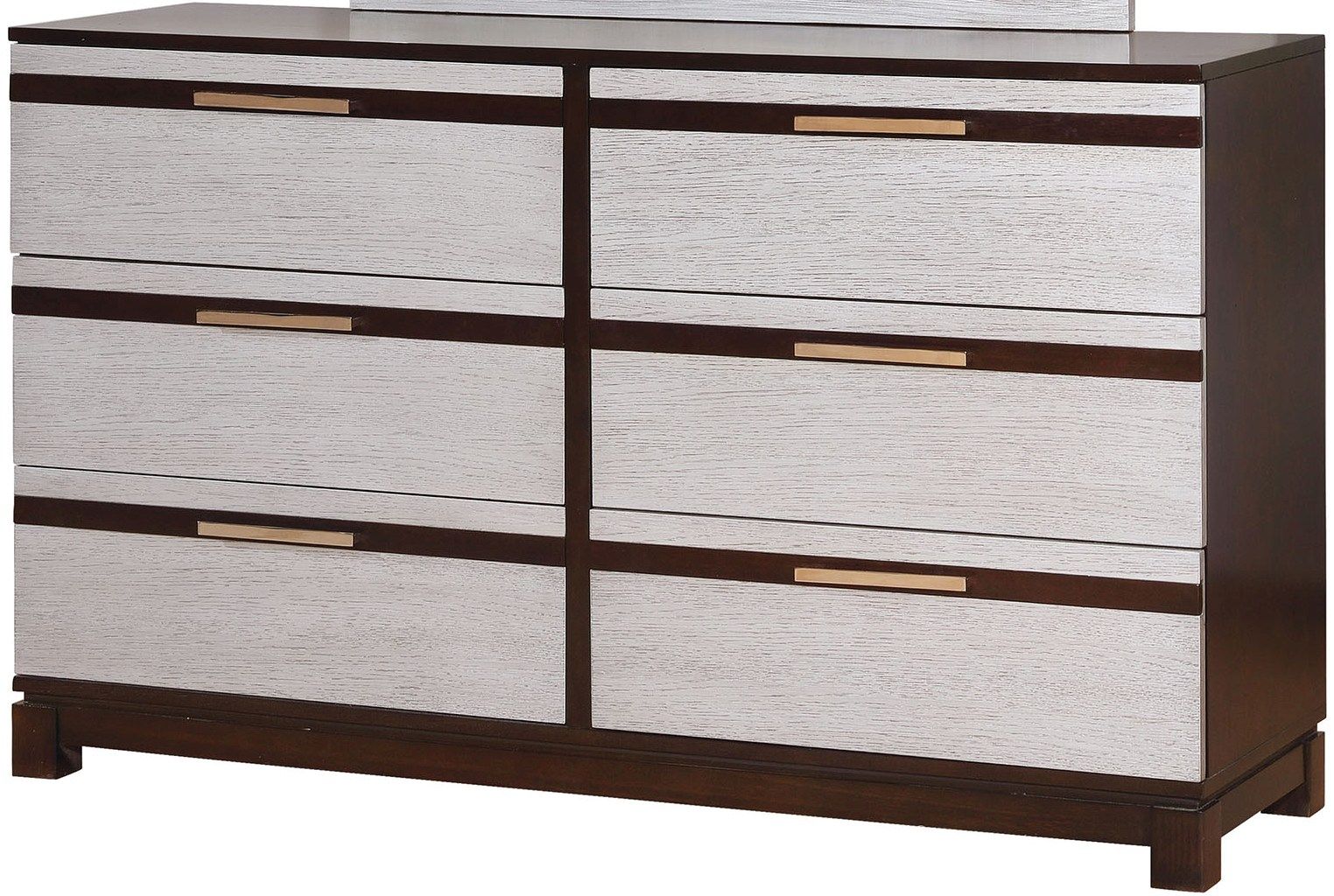 Euclid Silver And Espresso Dresser 1stopbedrooms