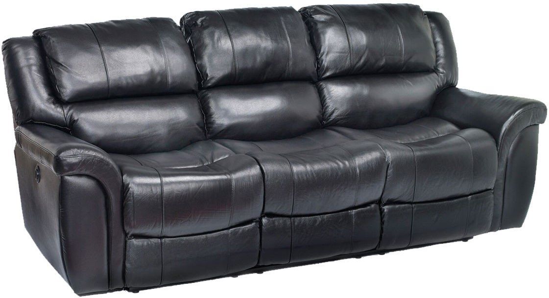 Dawson Black Leather Sofa Sleeper 1stopbedrooms