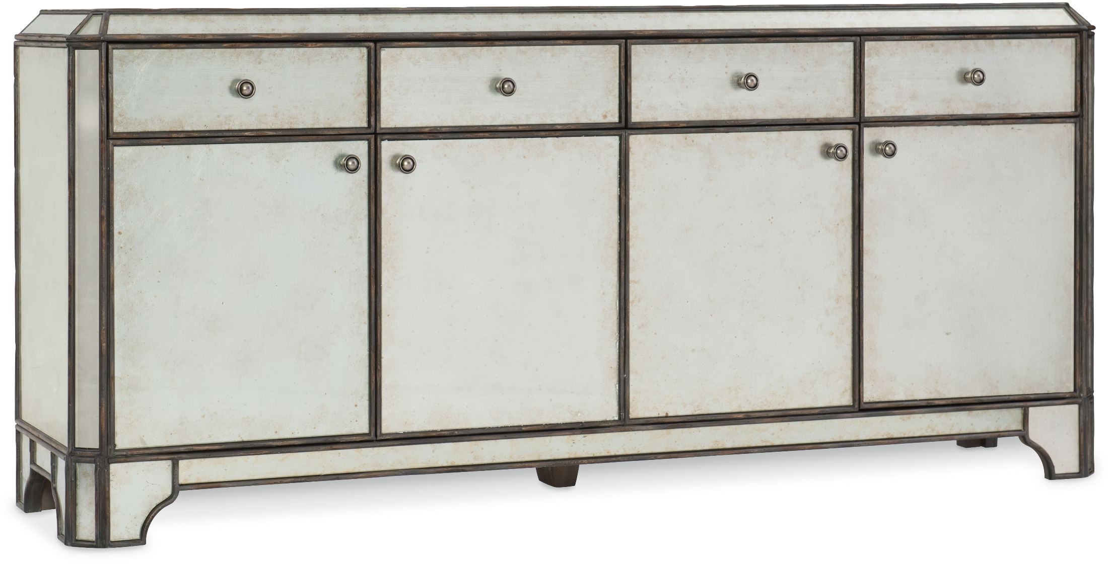 Arabella Painted Charcoal 74 Entertainment Credenza 1stopbedrooms