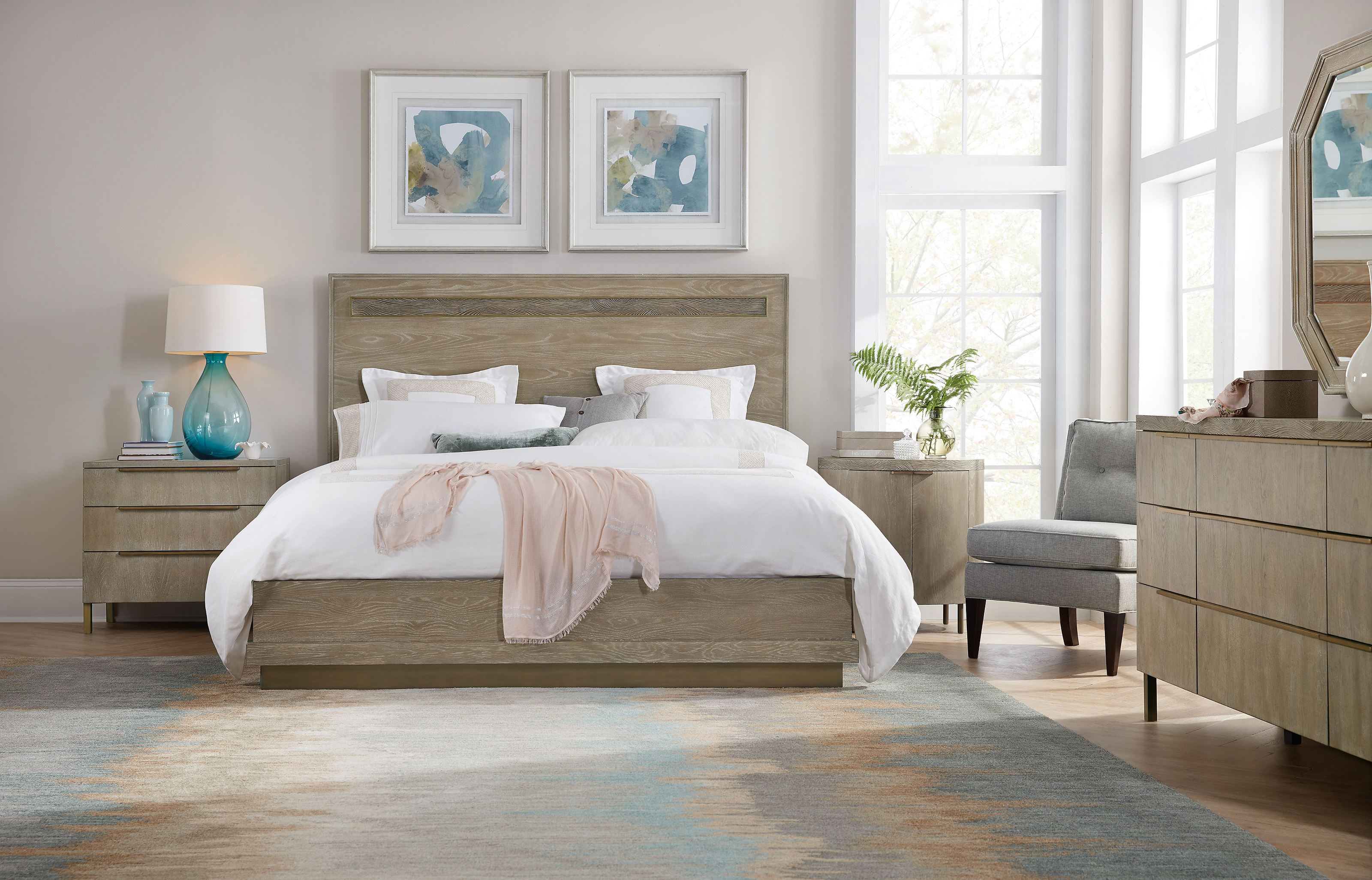 Pacifica Light Wood Panel Bedroom Set - 1StopBedrooms.