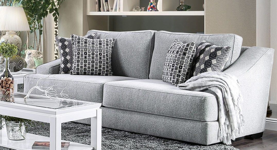 Lesath Light Gray Sofa Lesath Light Gray Sofa