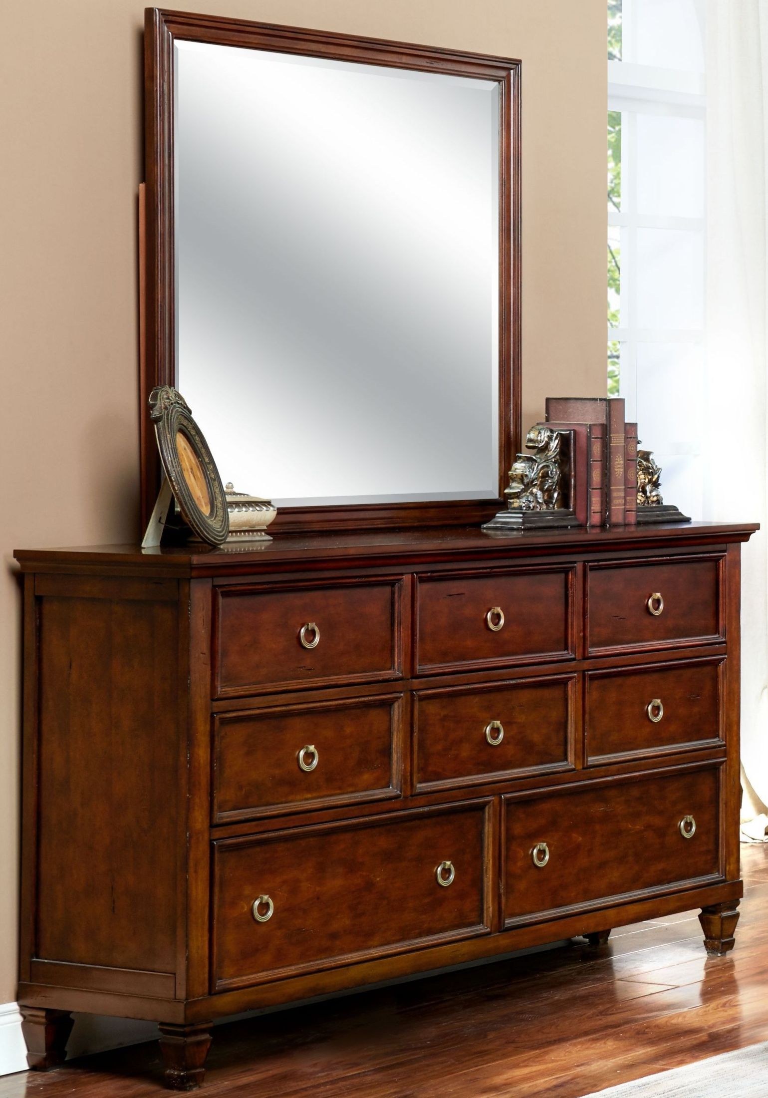 Tamarack Brown Cherry Youth Panel Bedroom Set 1stopbedrooms
