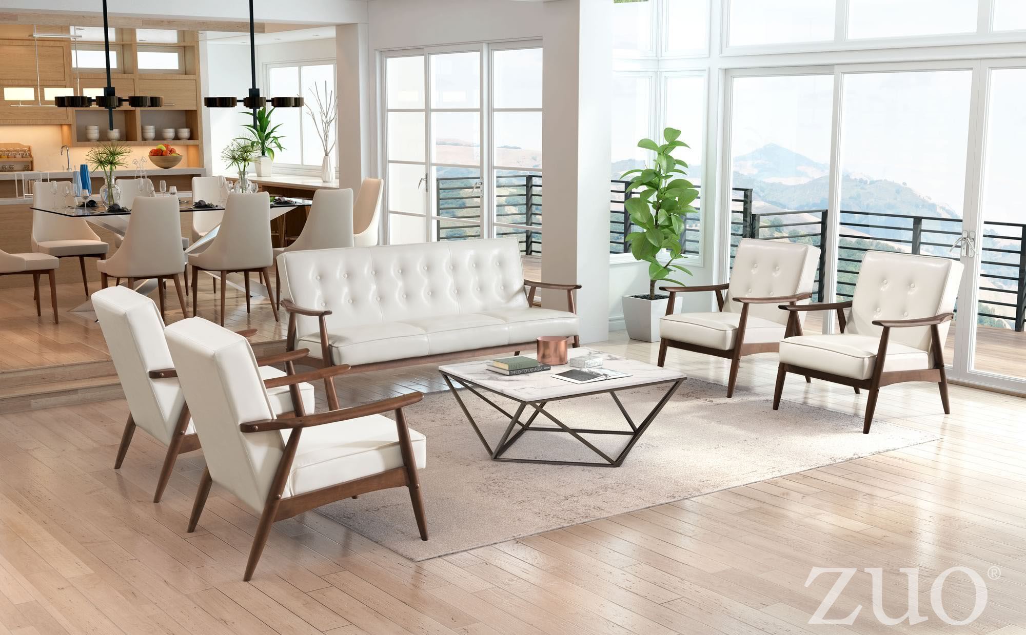 Rocky White Living Room Set 1stopbedrooms