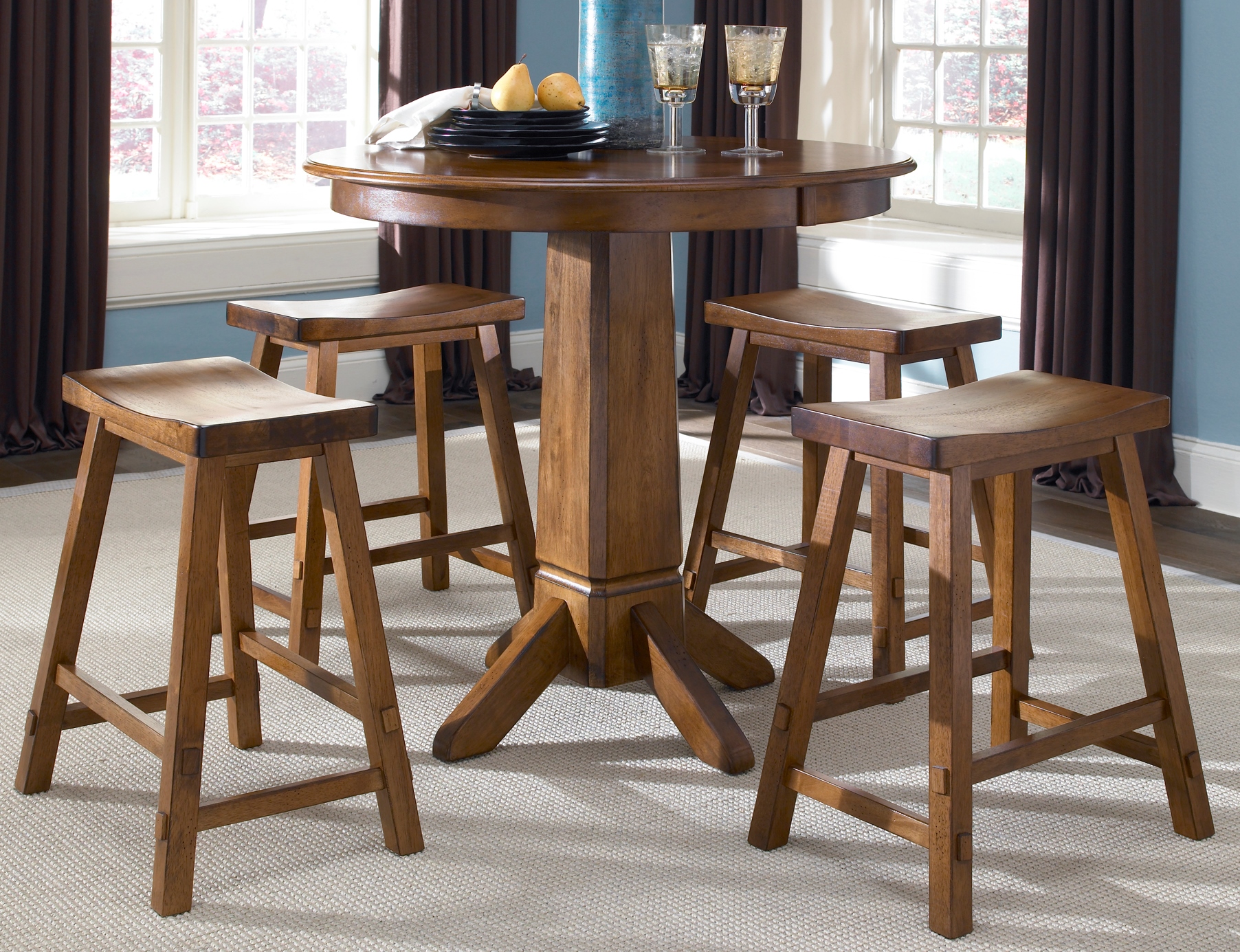 Creations Ii Tobacco Pub Dining Room Set 1stopbedrooms