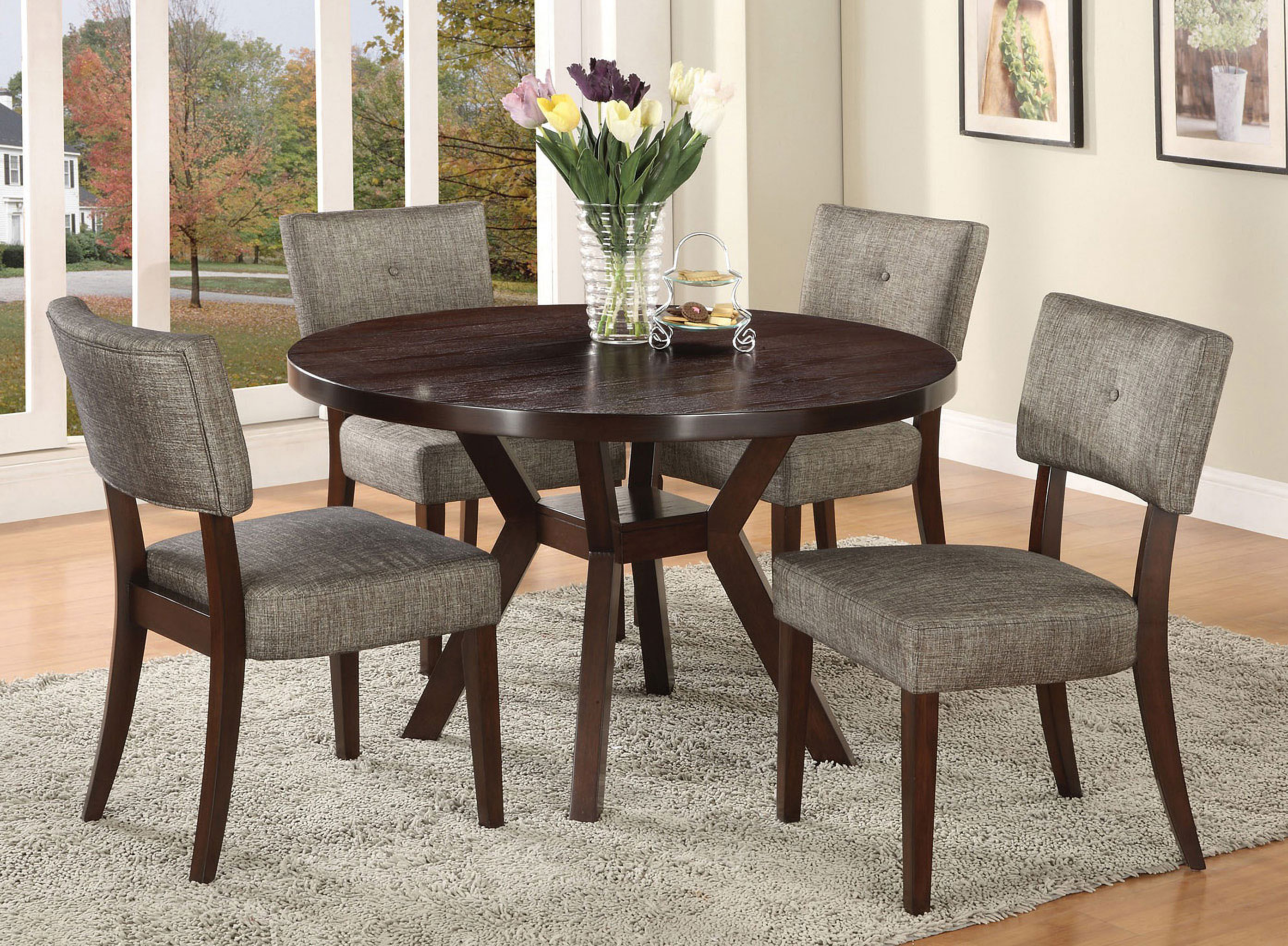 Acme Furniture Cardiff 5-Piece Dining Set Espresso