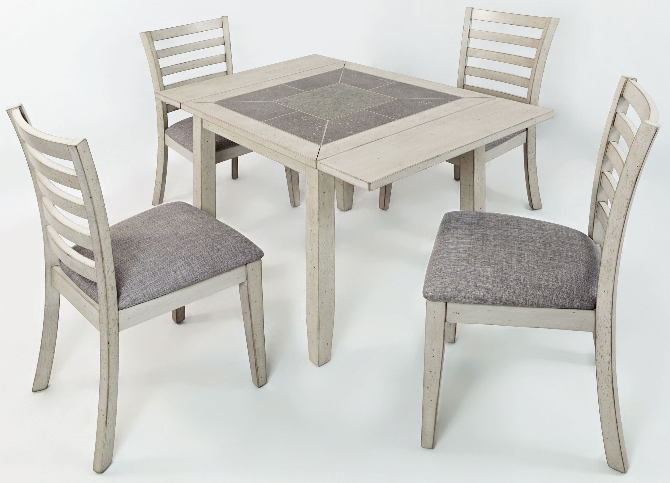 Sarasota Springs Tiled Drop Leaf Dining Room Set 1stopbedrooms