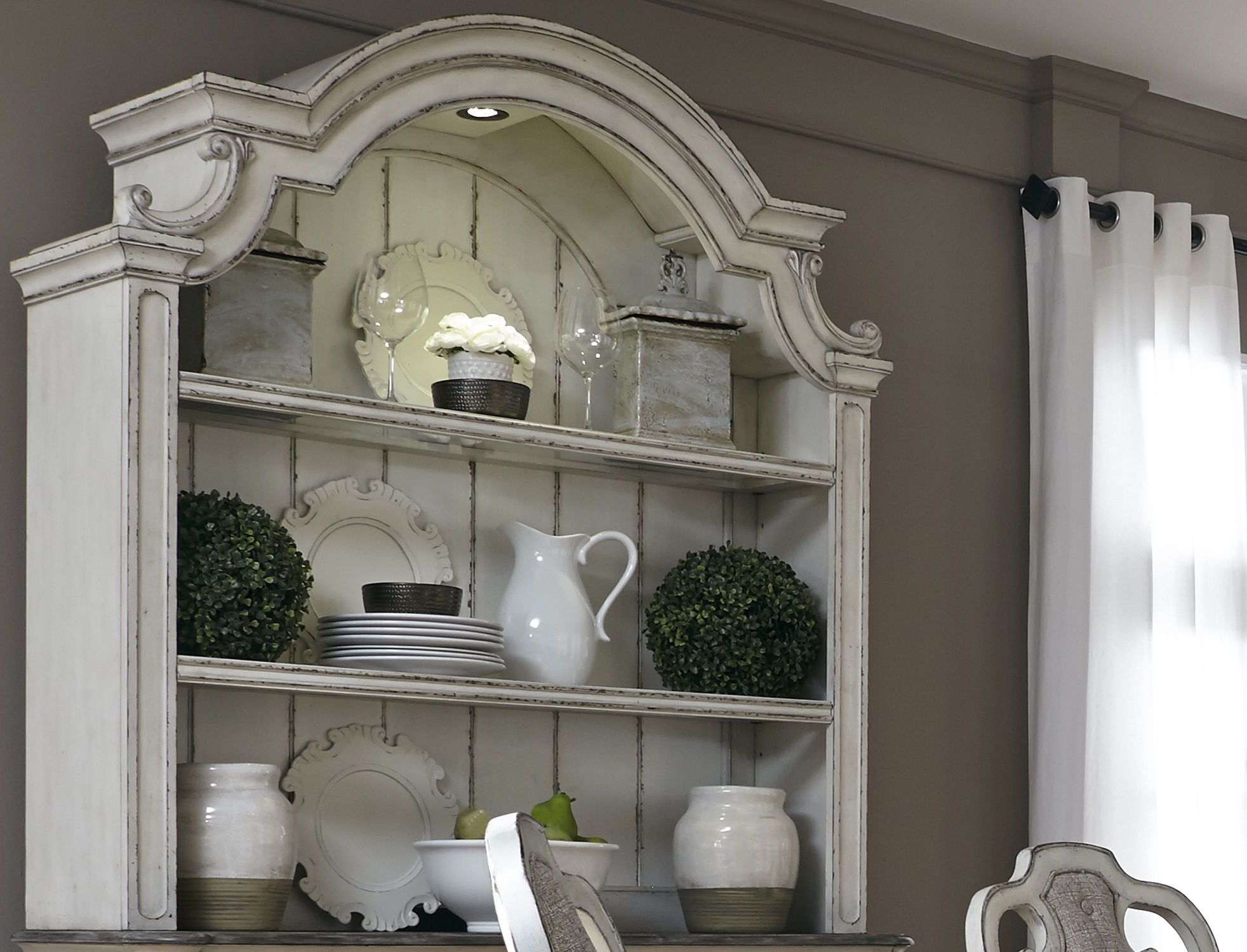 Magnolia Manor Antique White Kitchen Island Set 1stopbedrooms