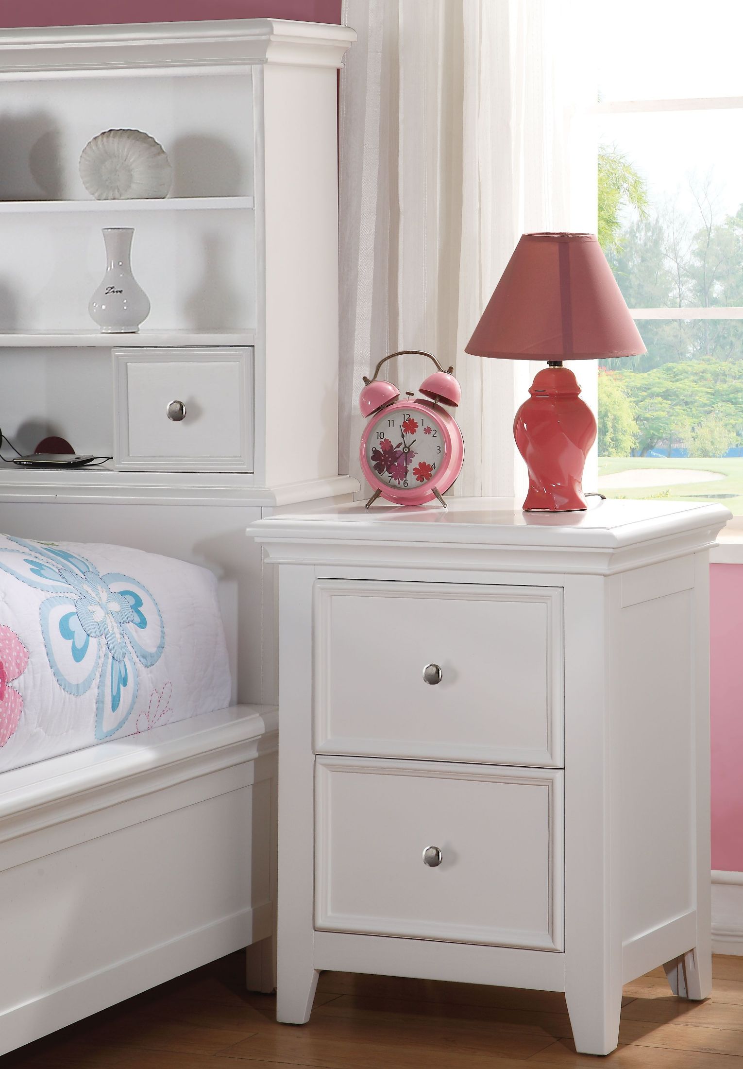 Lacey White Youth Loft Bedroom Set - 1StopBedrooms.
