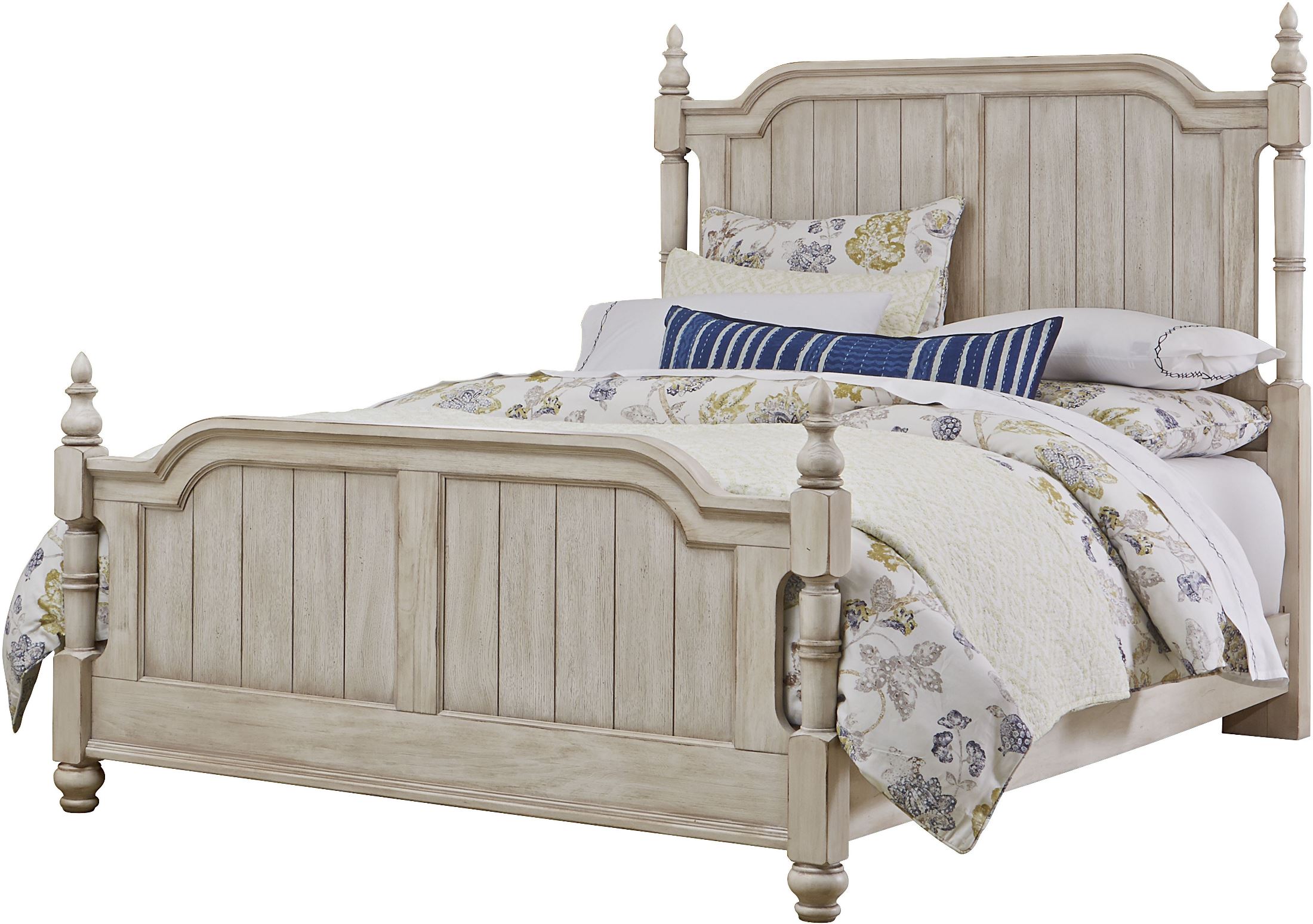 Arrendelle Rustic White And Cherry Poster Bedroom Set 1stopbedrooms