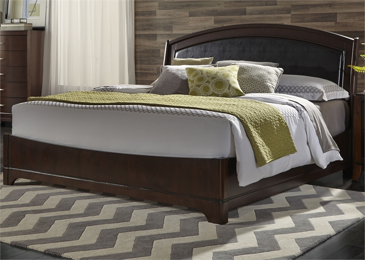 Avalon Dark Truffle Panel Bedroom Set